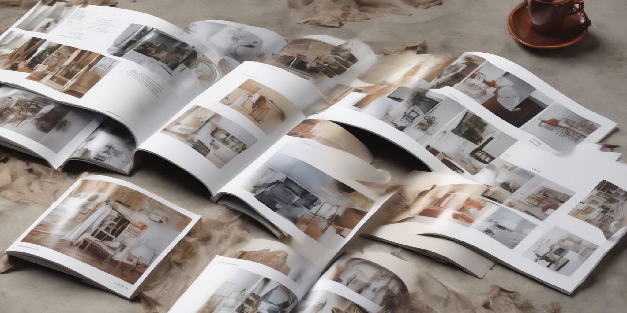 Catalog  in realistic, photographic style