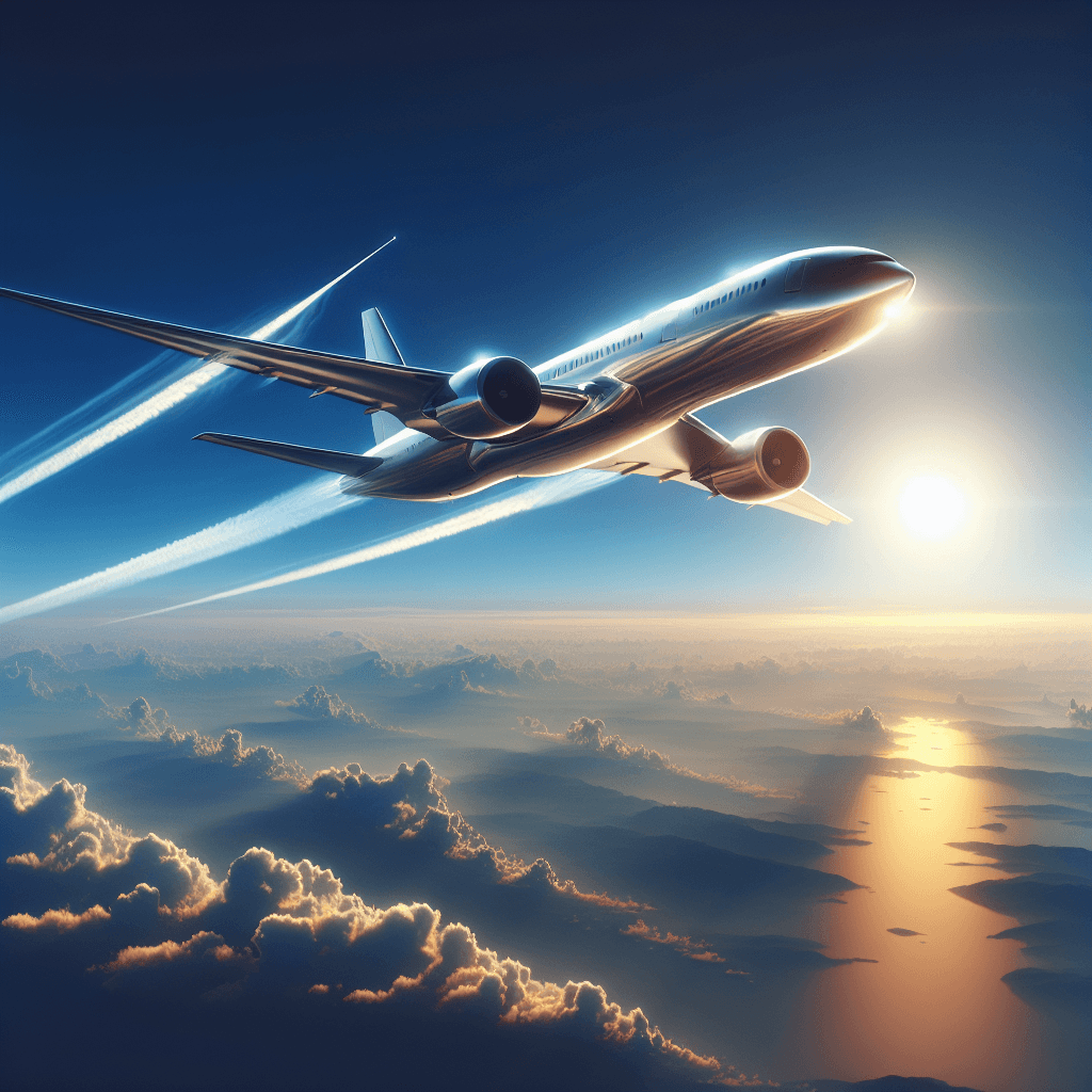 Airfare -> Plane  in realistic, photographic style