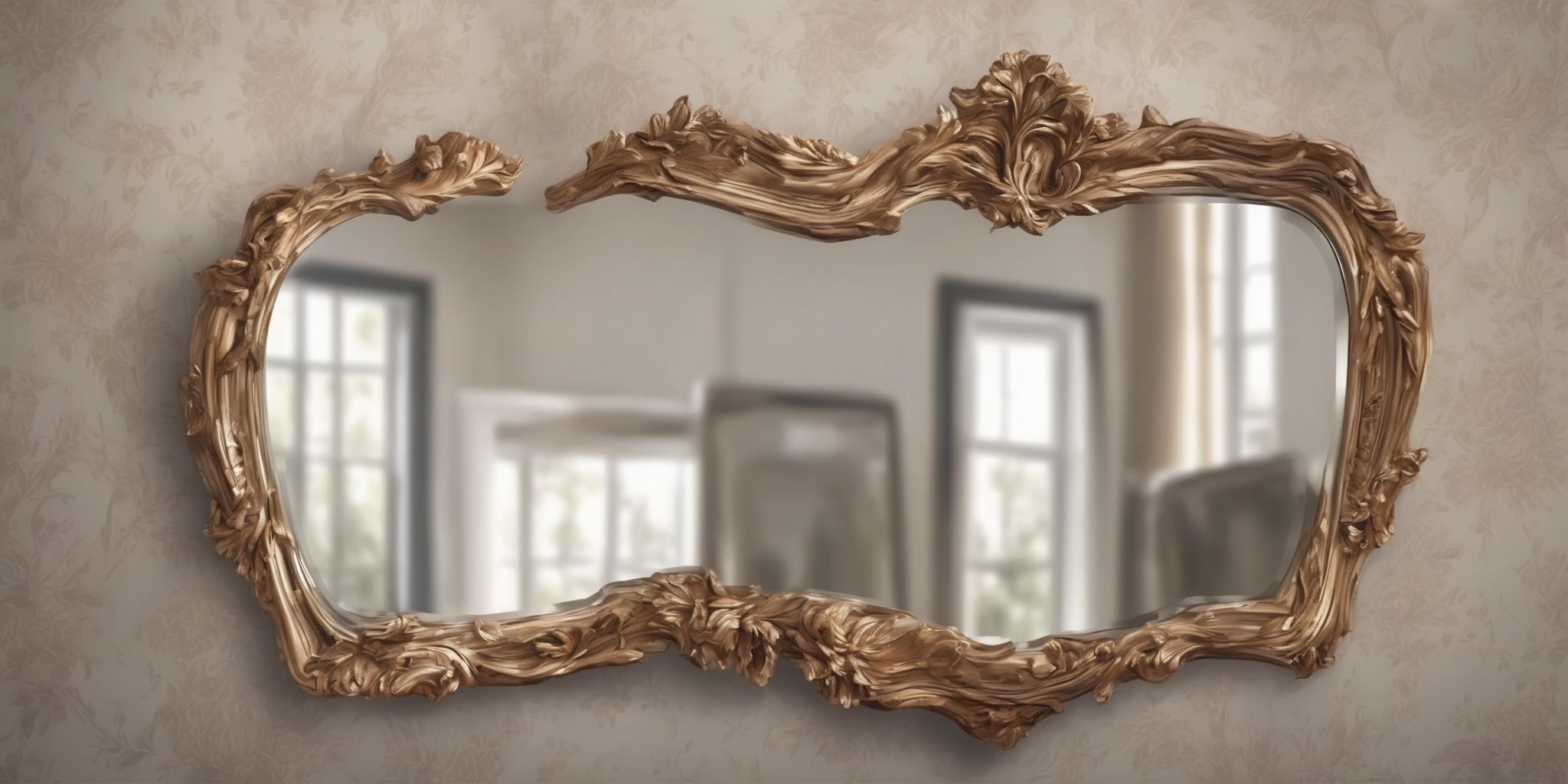Mirror  in realistic, photographic style