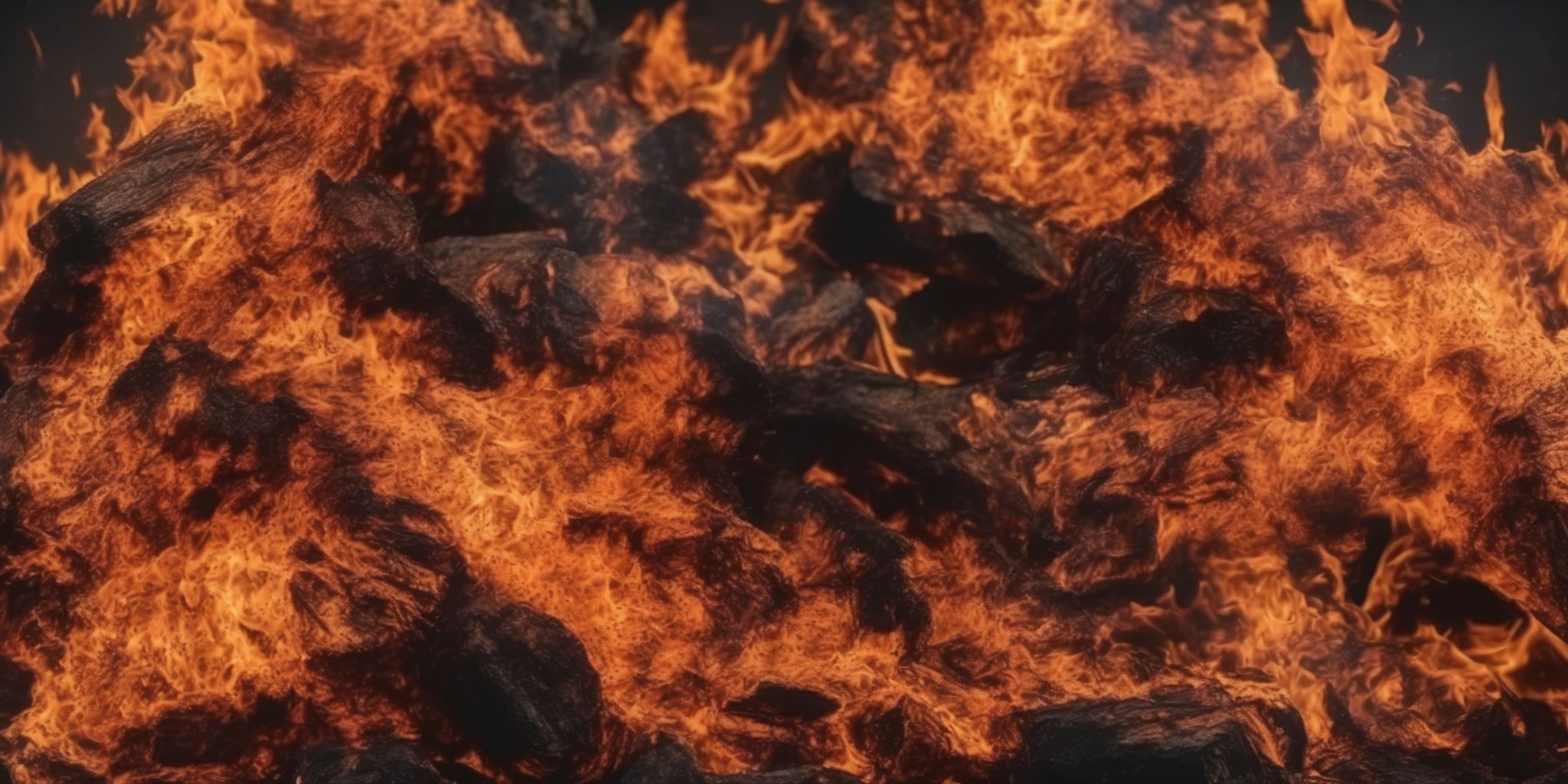 Fire  in realistic, photographic style