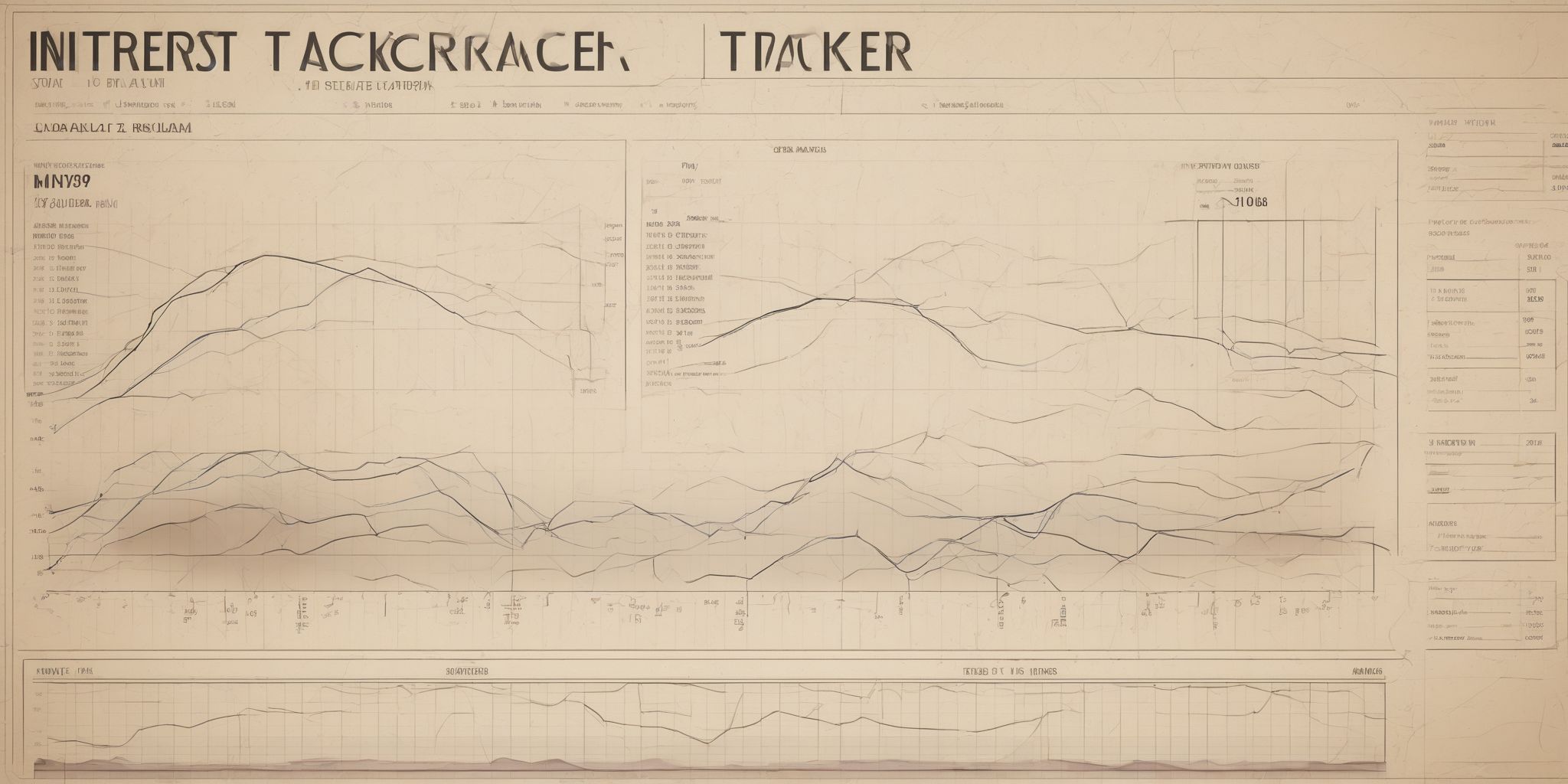 Interest tracker  in realistic, photographic style