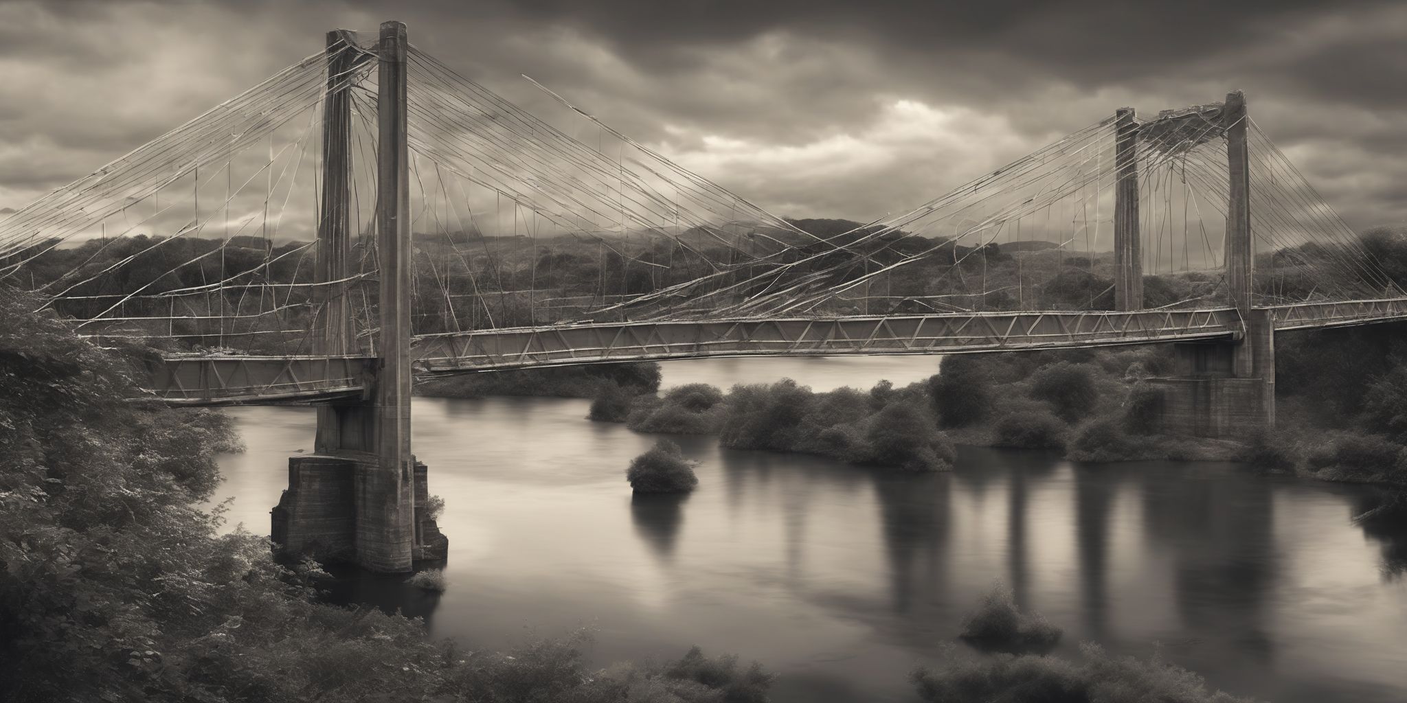 Bridge: Connection  in realistic, photographic style