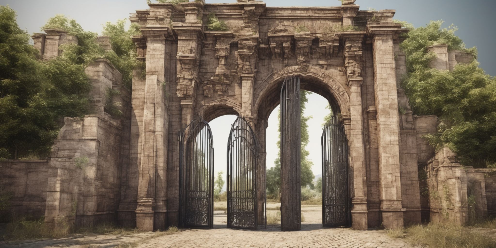 Gateway  in realistic, photographic style