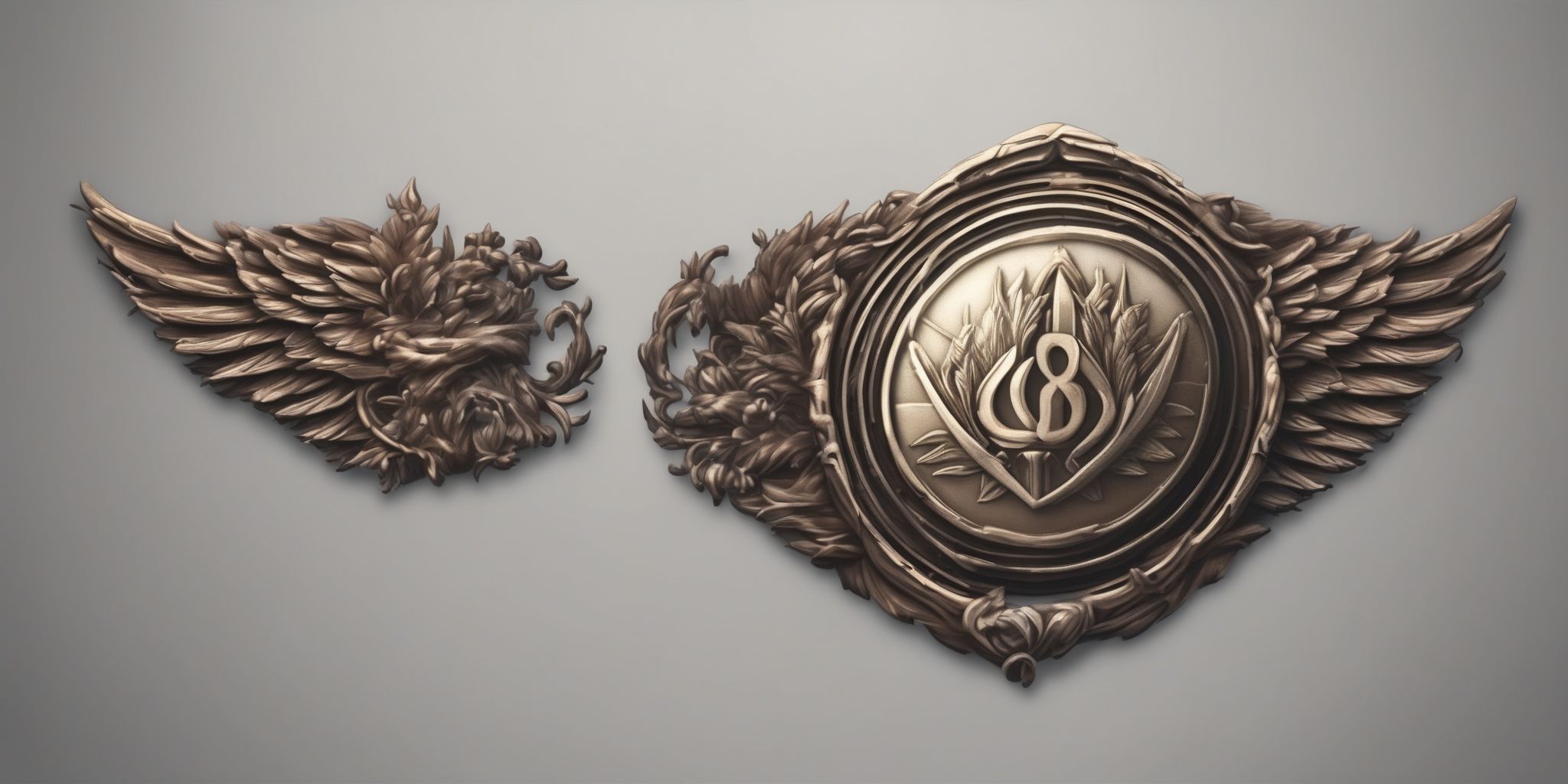 Emblem  in realistic, photographic style