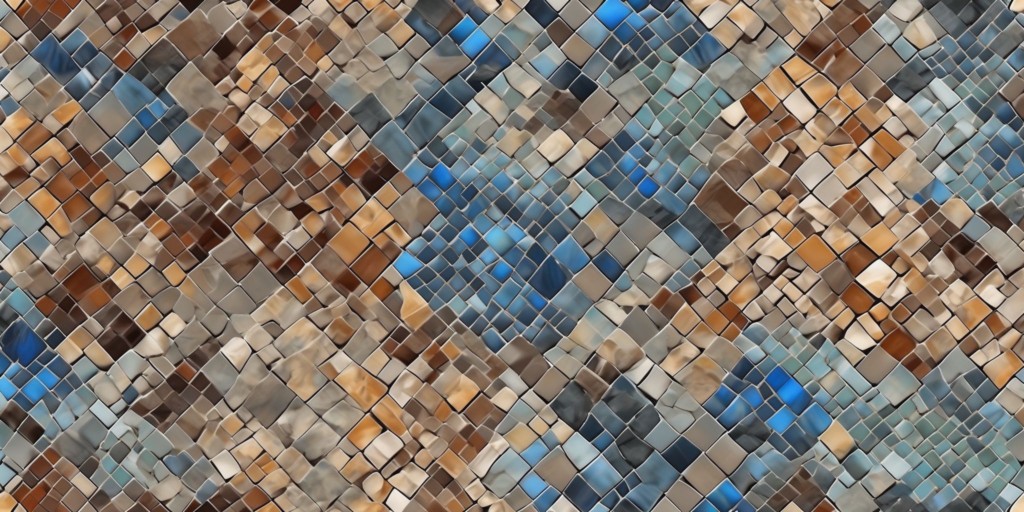 Mosaic  in realistic, photographic style