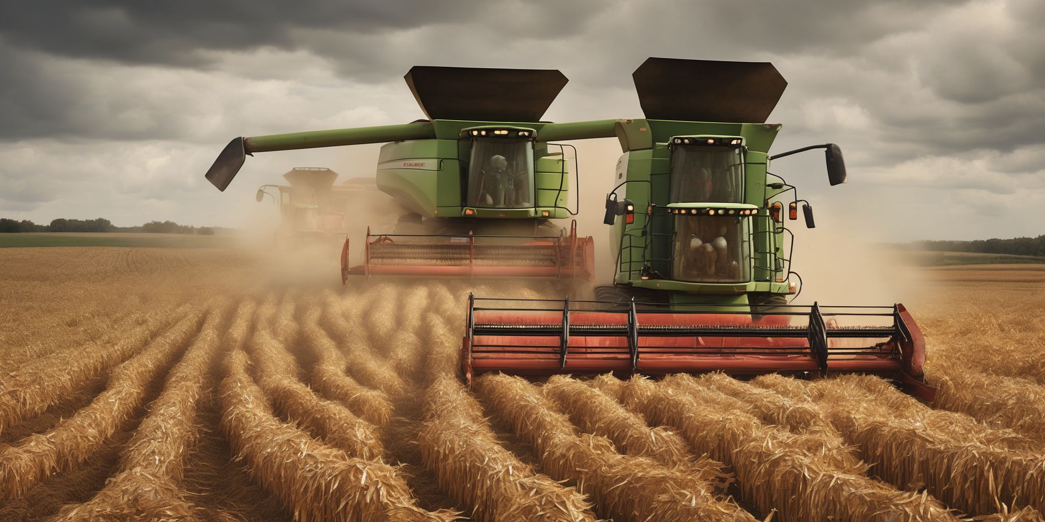 Harvest  in realistic, photographic style