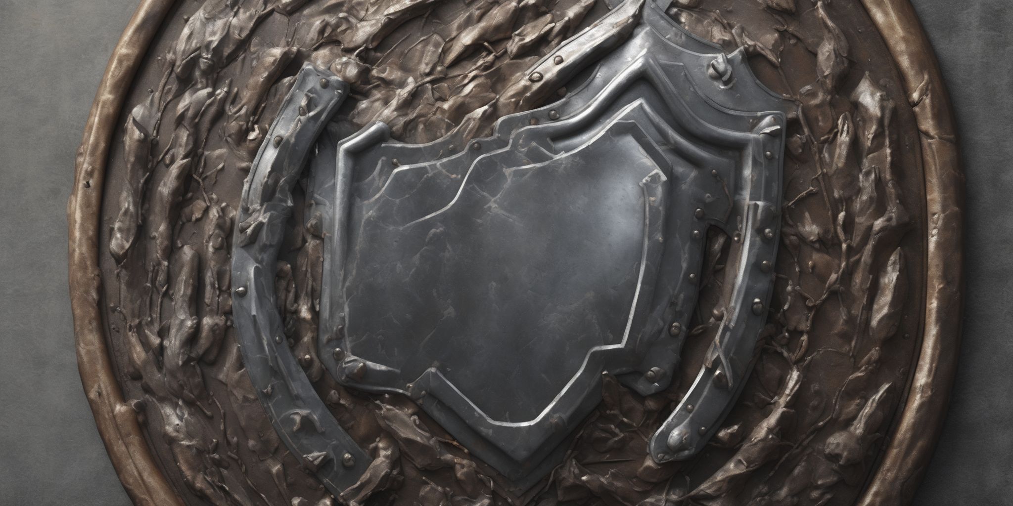 Shield  in realistic, photographic style