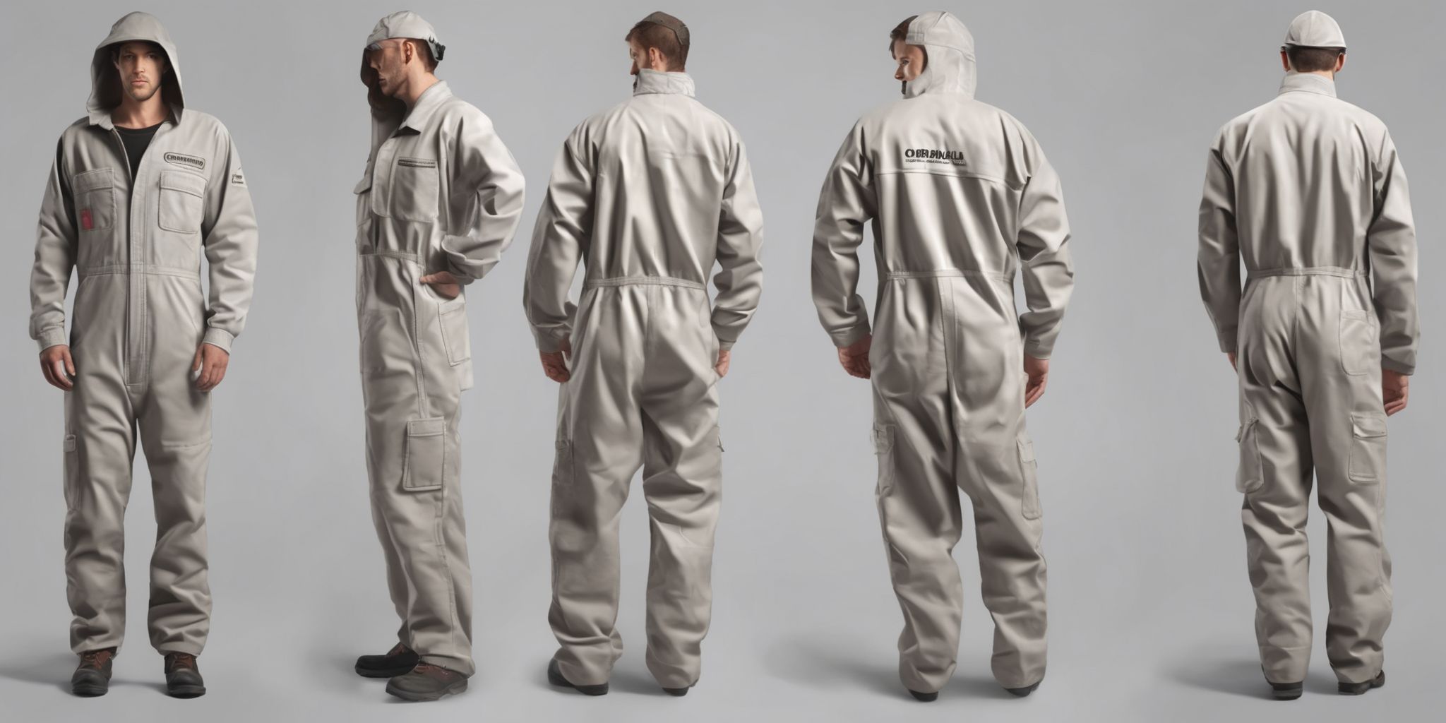 Coveralls  in realistic, photographic style