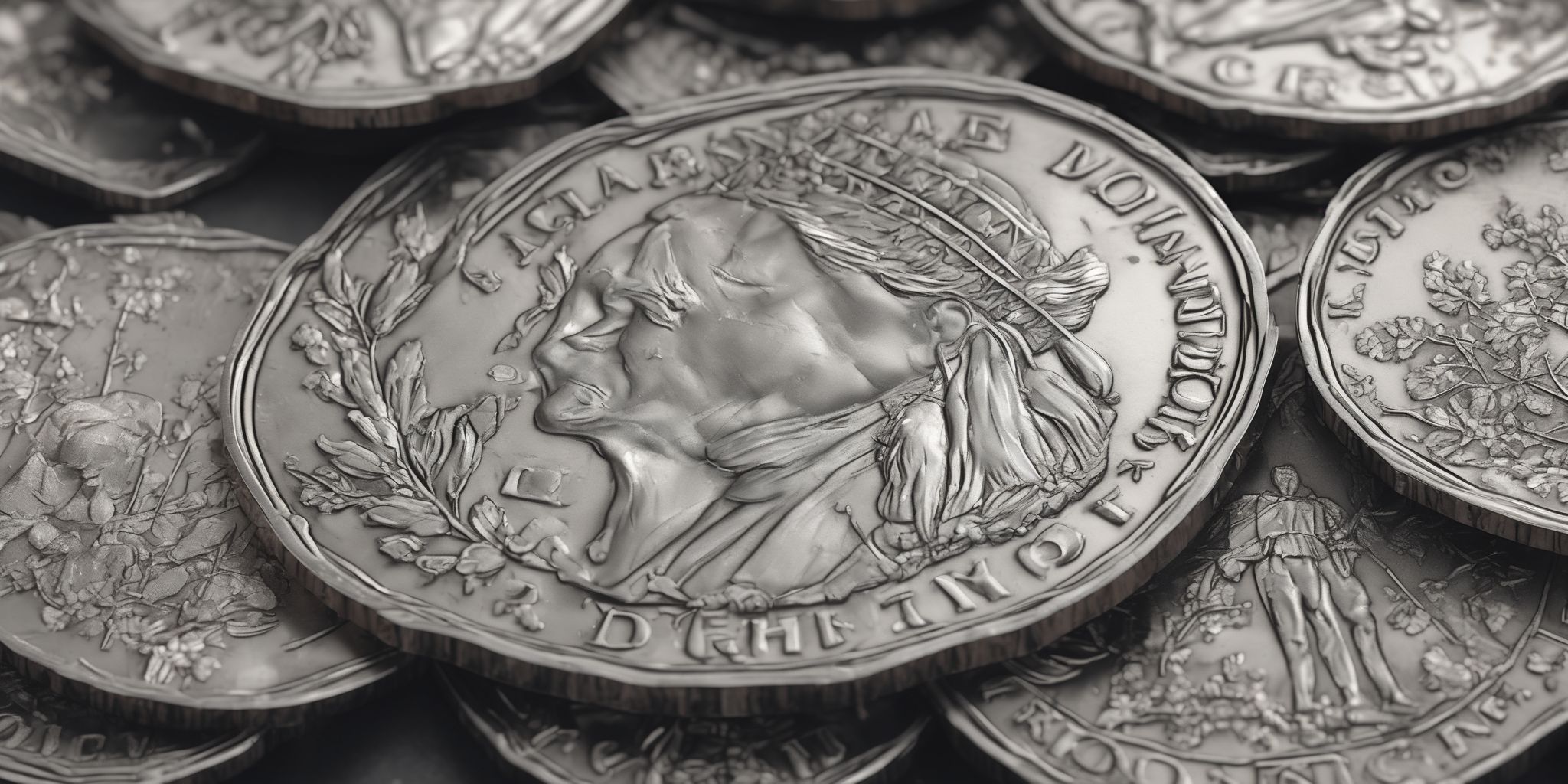 Coin  in realistic, photographic style