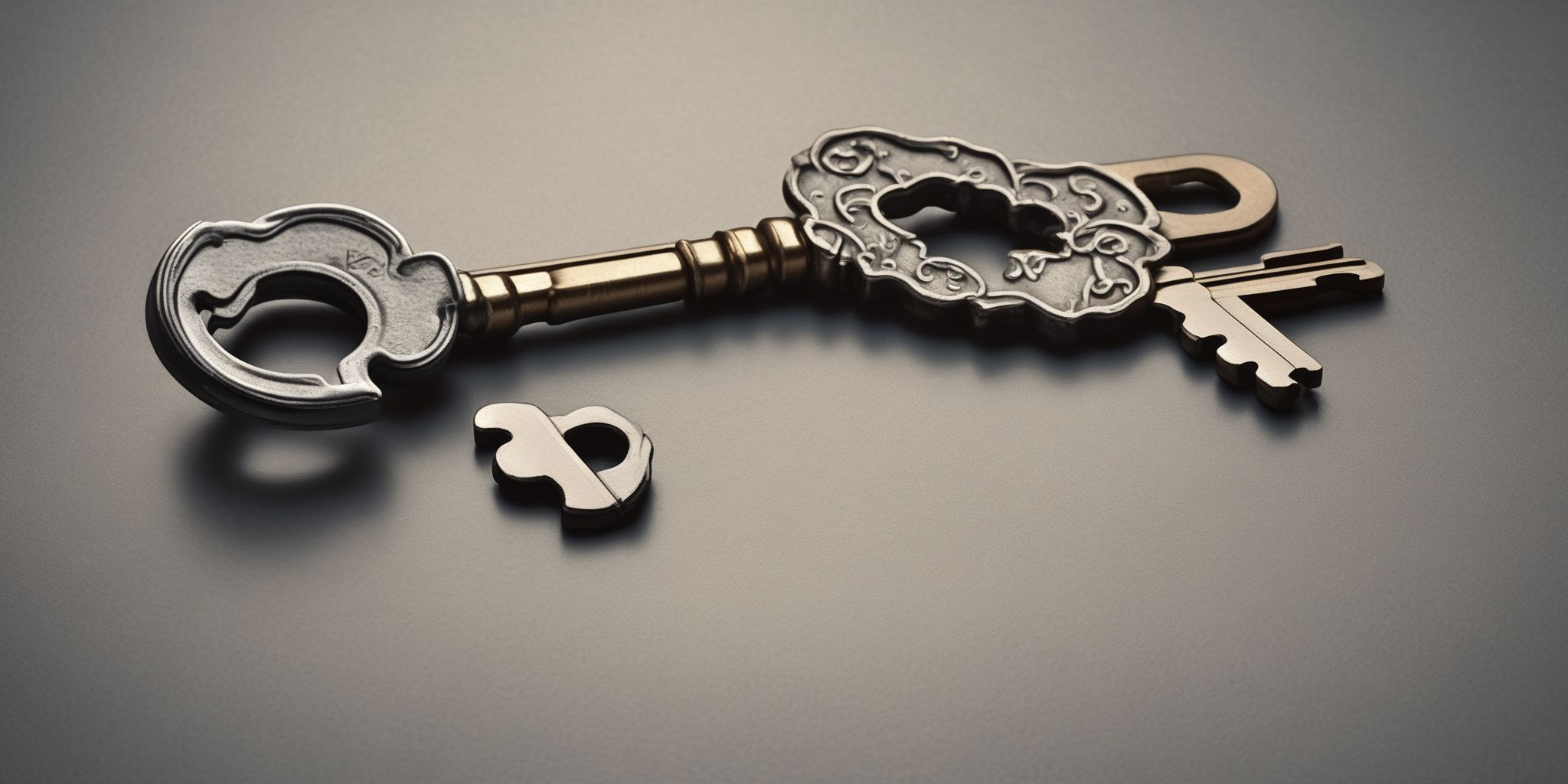 Key  in realistic, photographic style