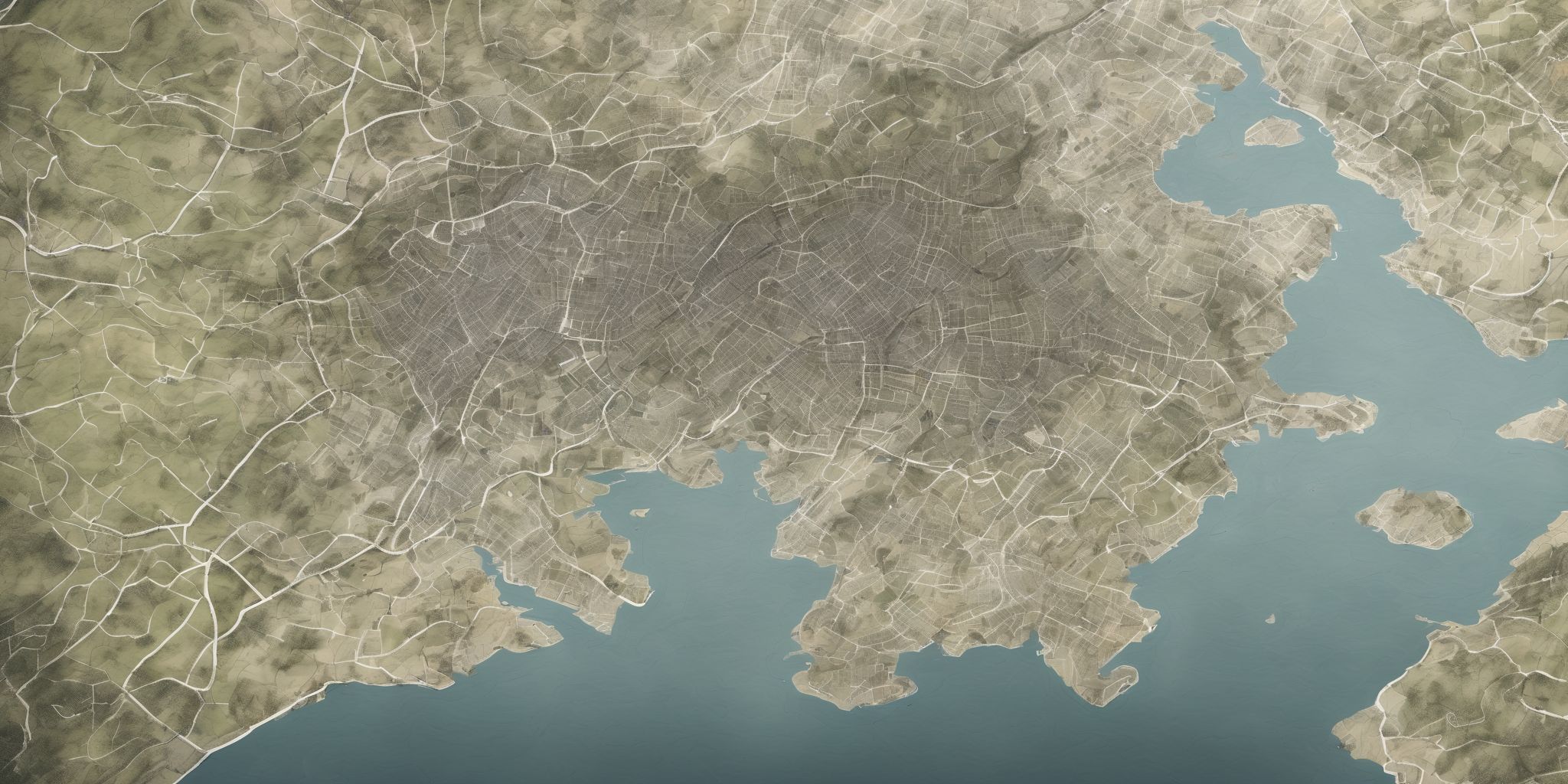 Map  in realistic, photographic style