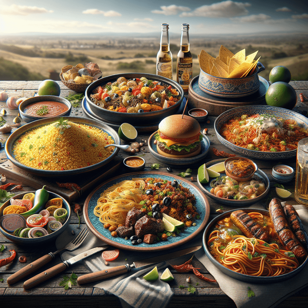 Meals  in realistic, photographic style
