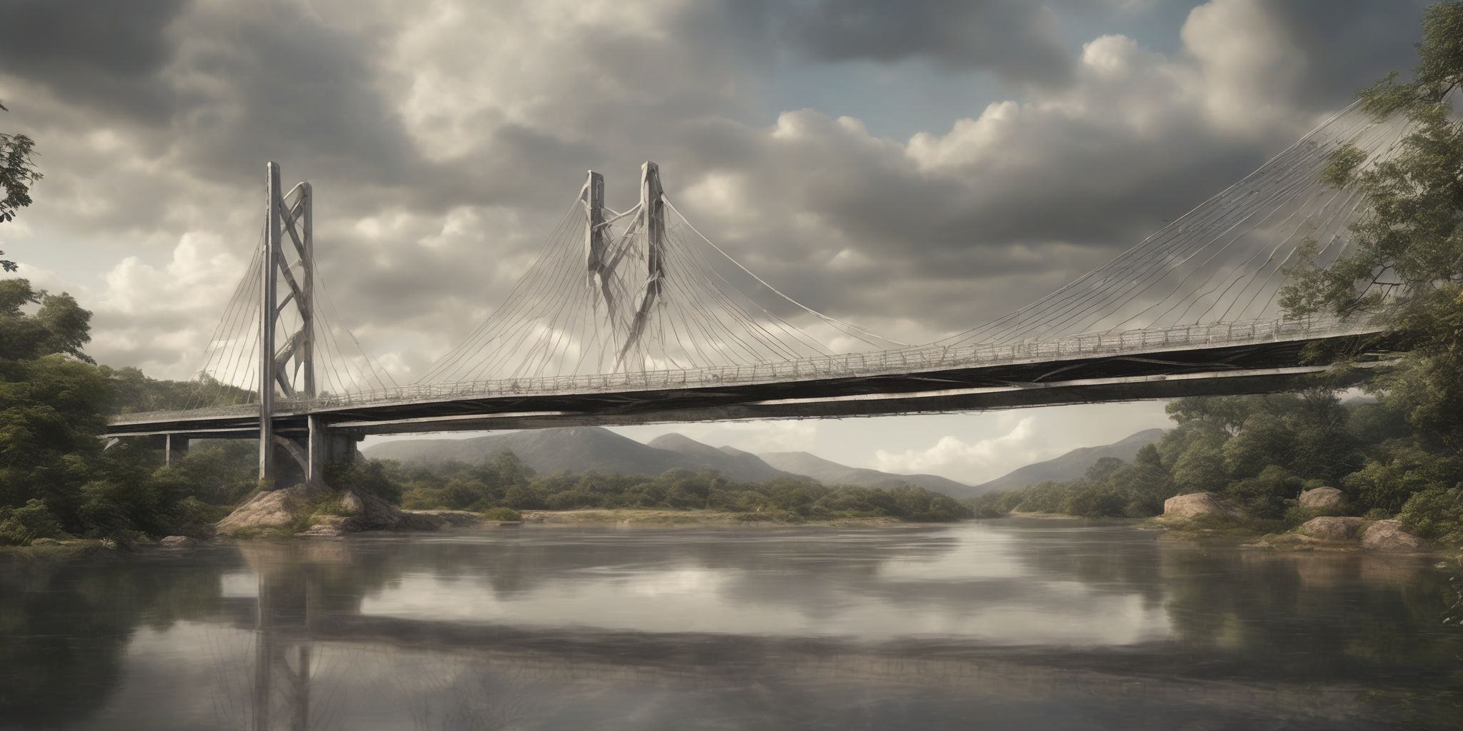 Bridge  in realistic, photographic style