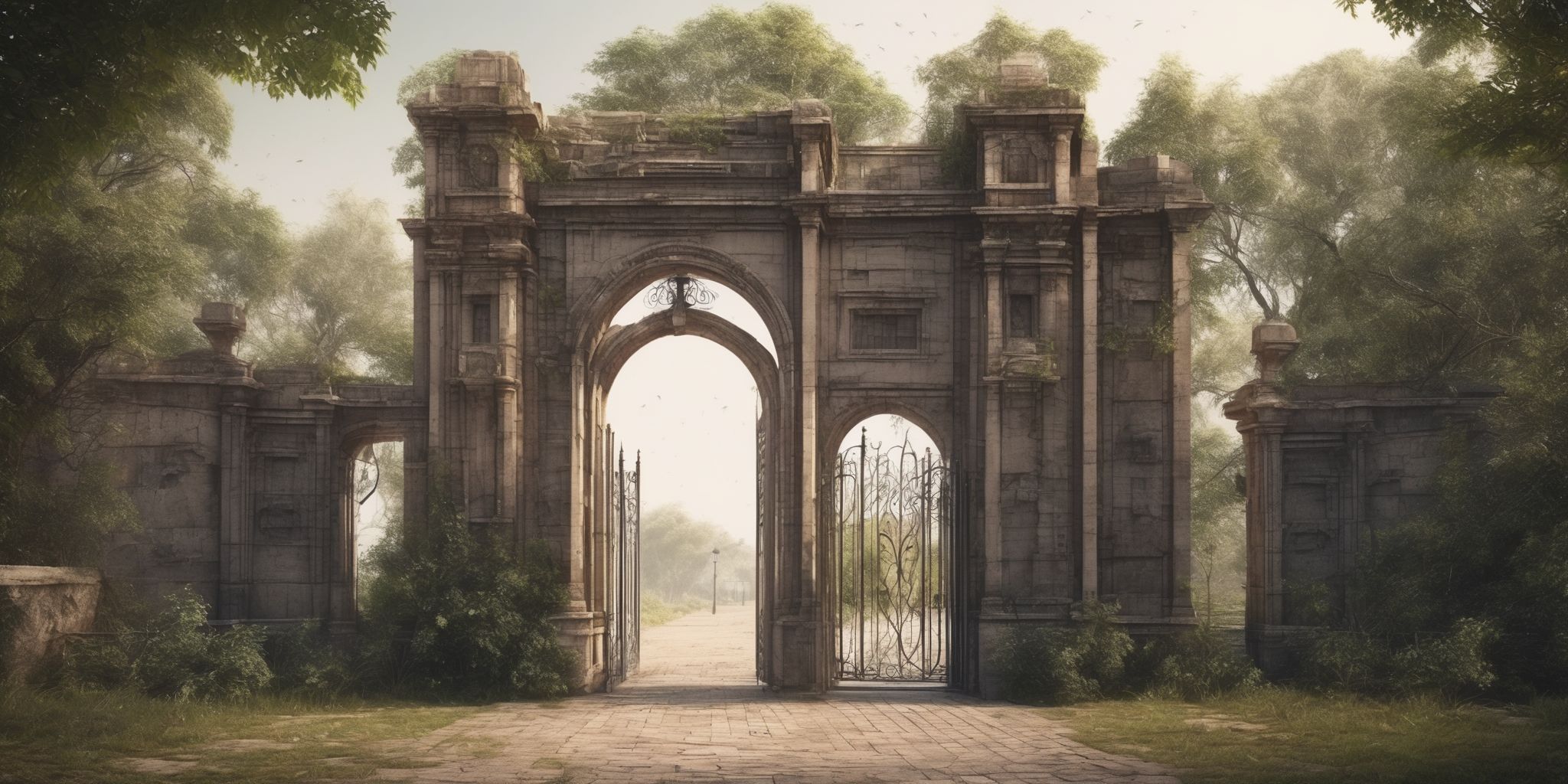 Gateway  in realistic, photographic style