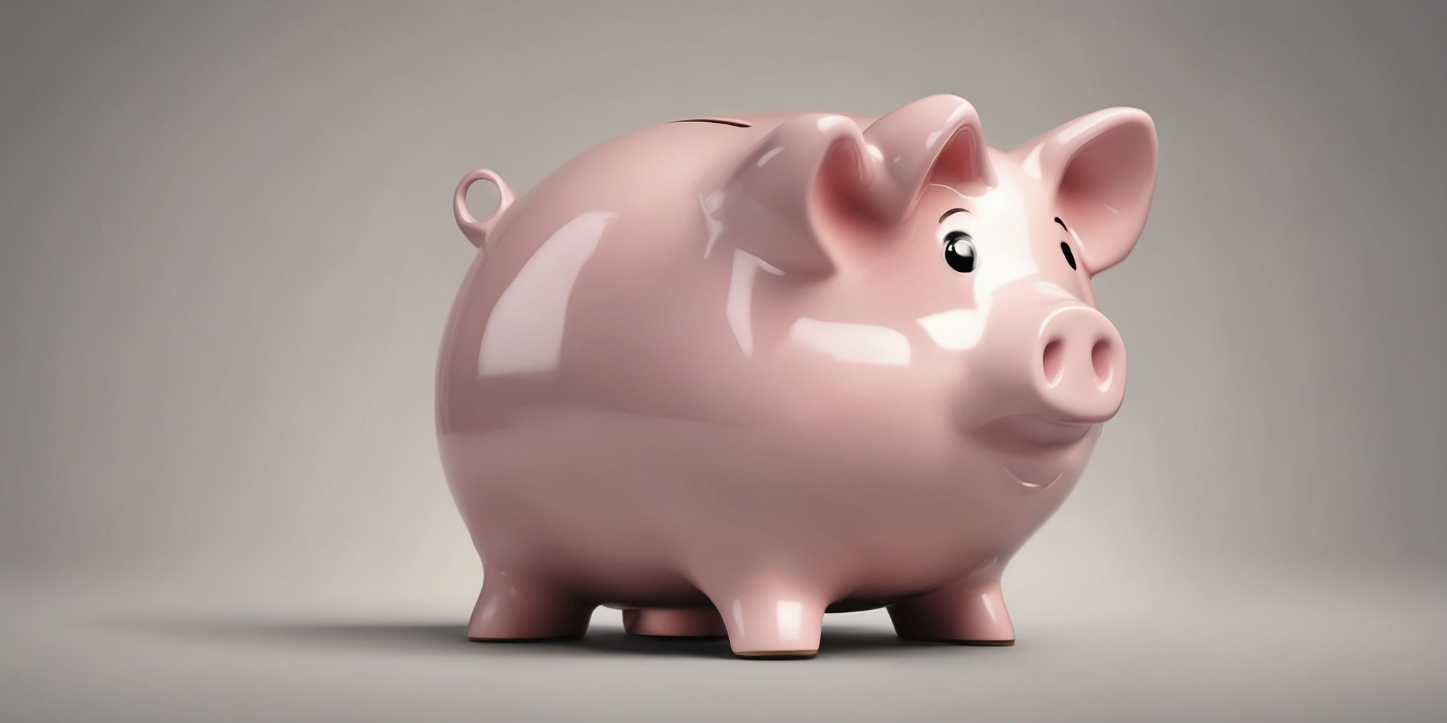 Piggy Bank  in realistic, photographic style