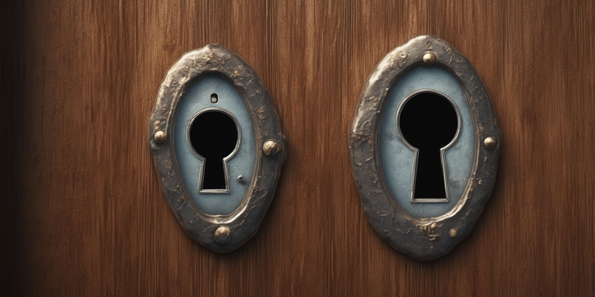Keyhole  in realistic, photographic style