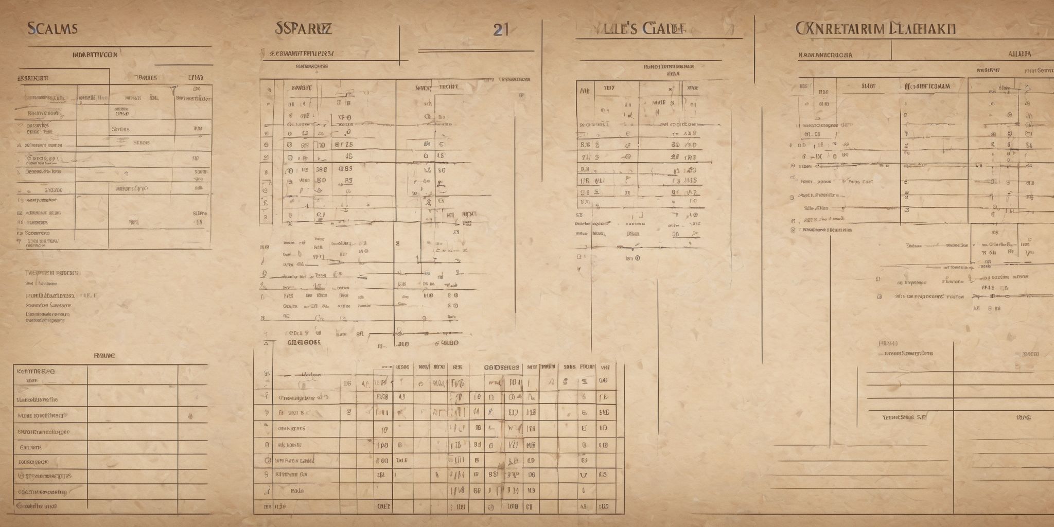 Scorecard  in realistic, photographic style