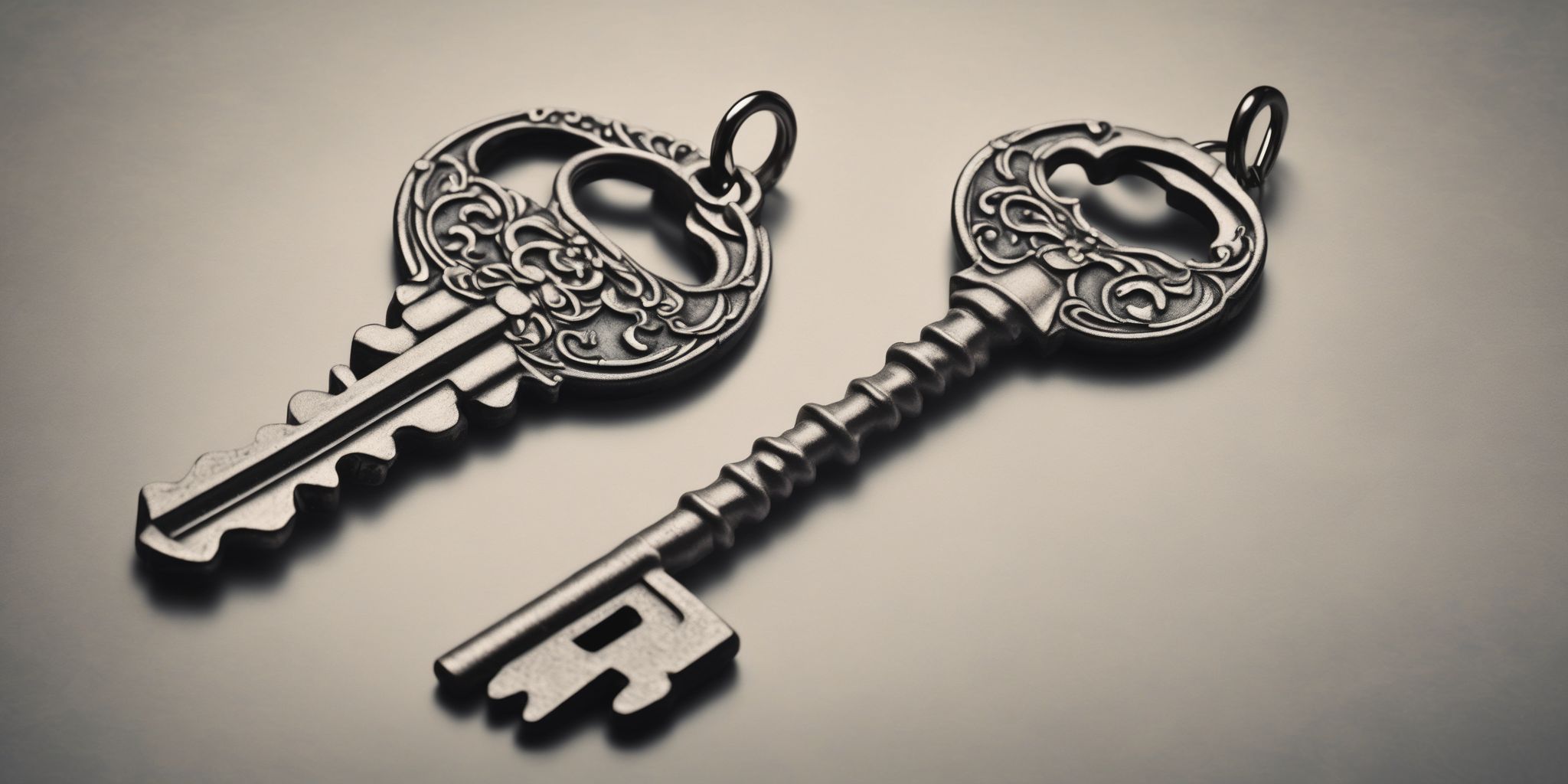 Key  in realistic, photographic style