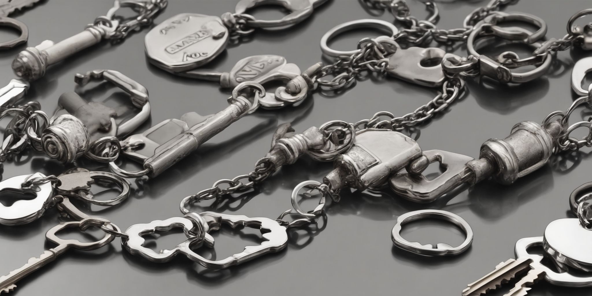 Key: Chains  in realistic, photographic style