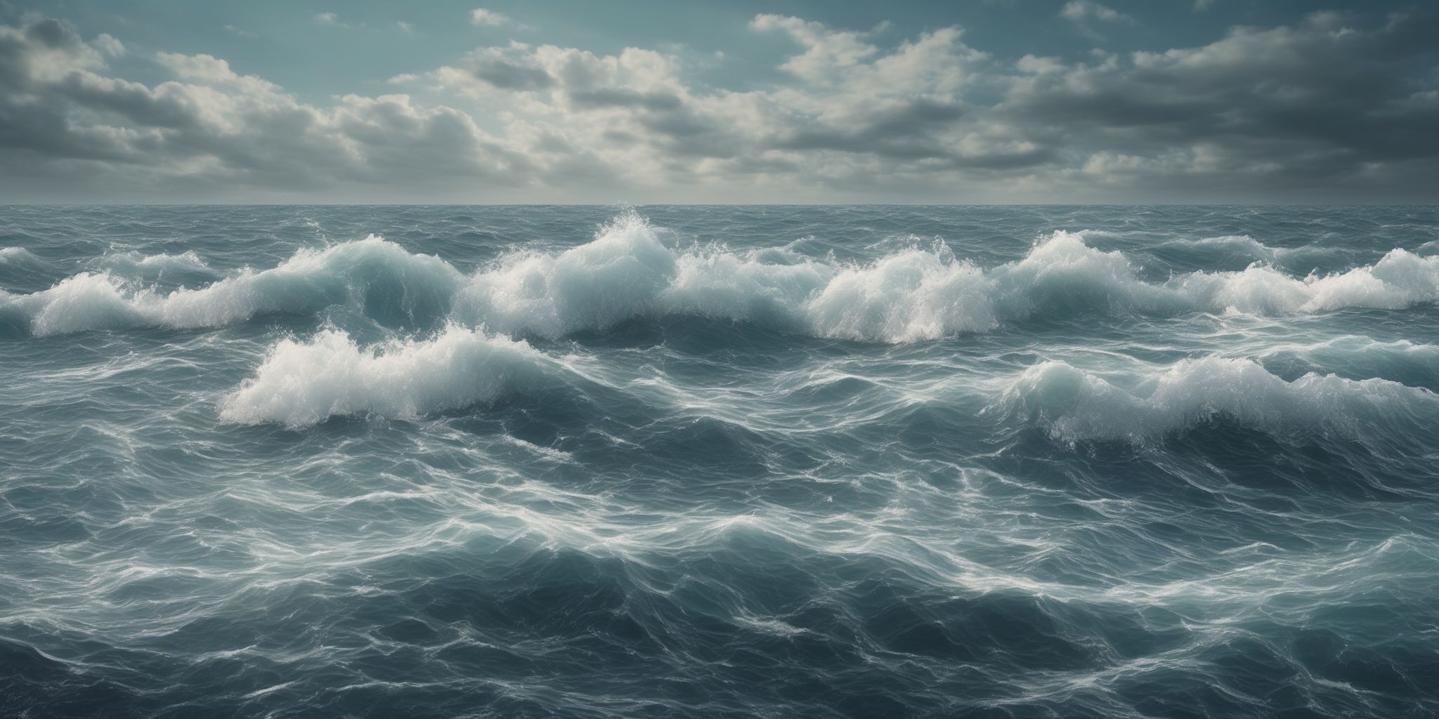 Ocean  in realistic, photographic style