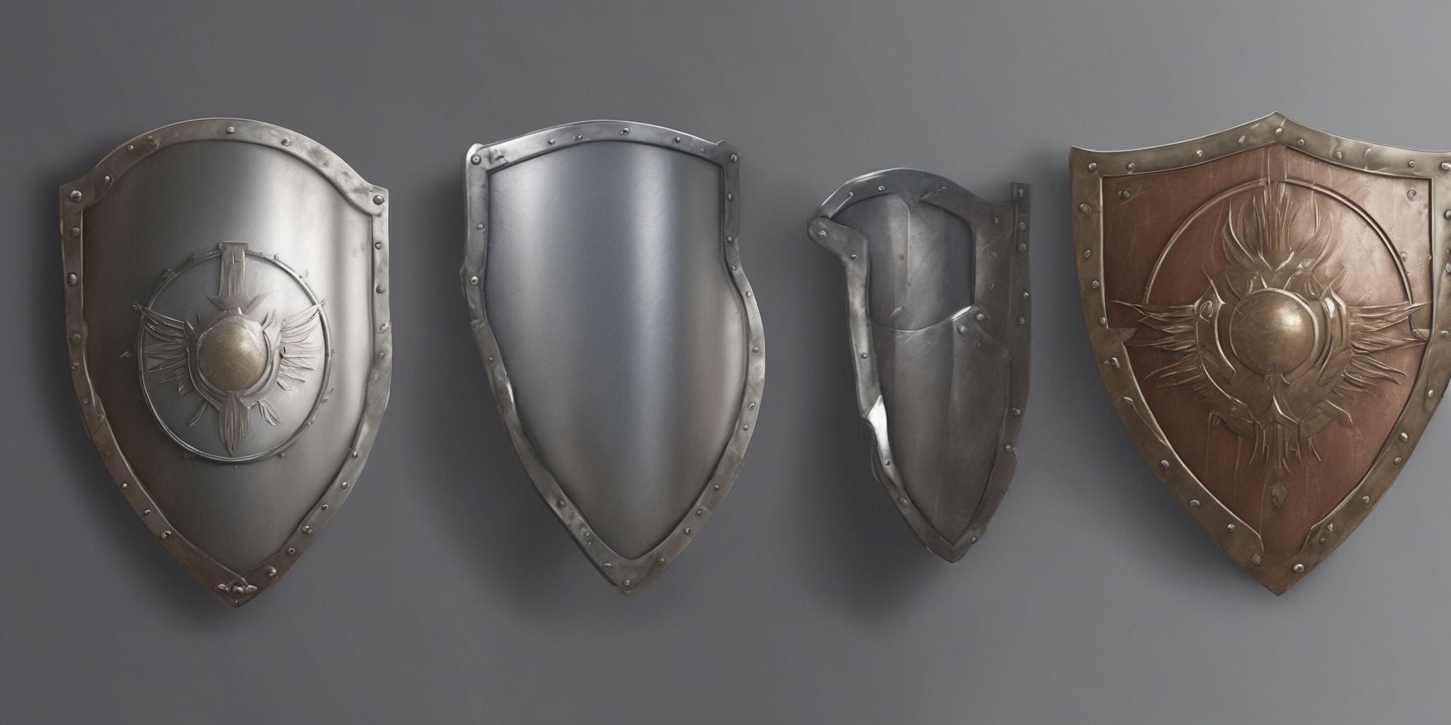 Shield  in realistic, photographic style