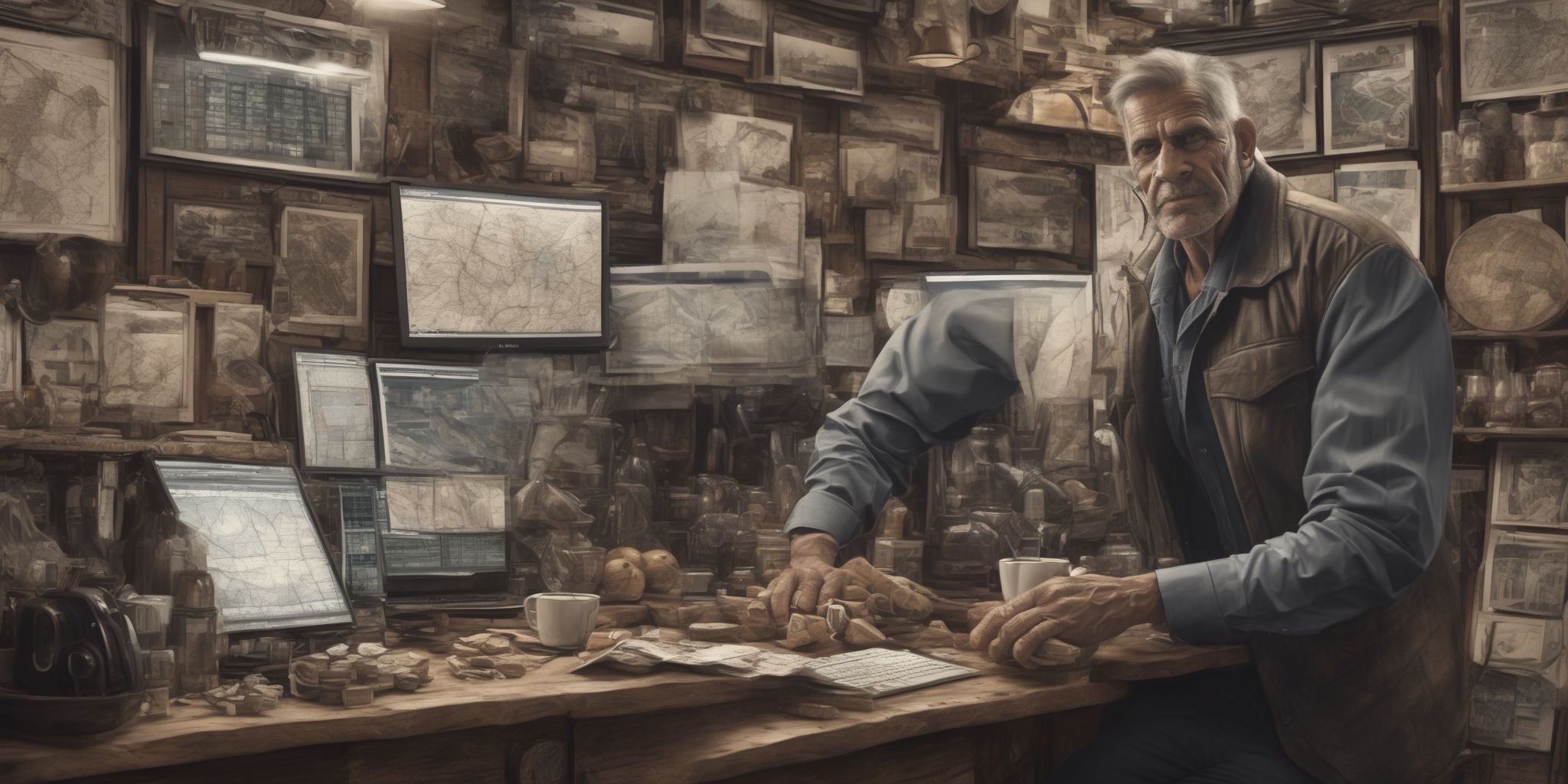 Trader  in realistic, photographic style