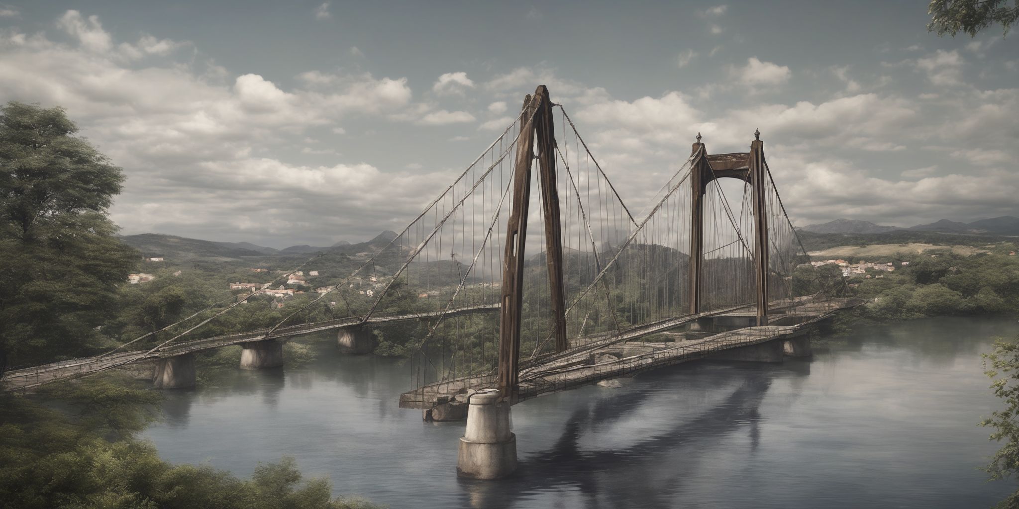 Bridge  in realistic, photographic style