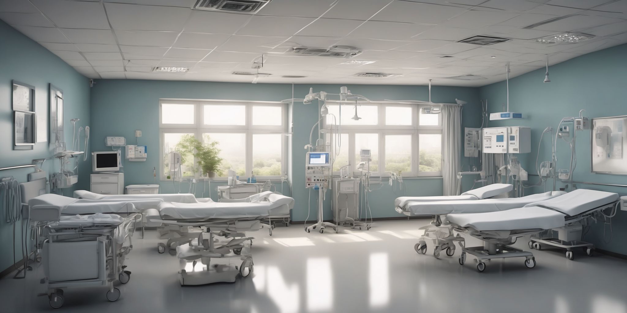 Hospital  in realistic, photographic style