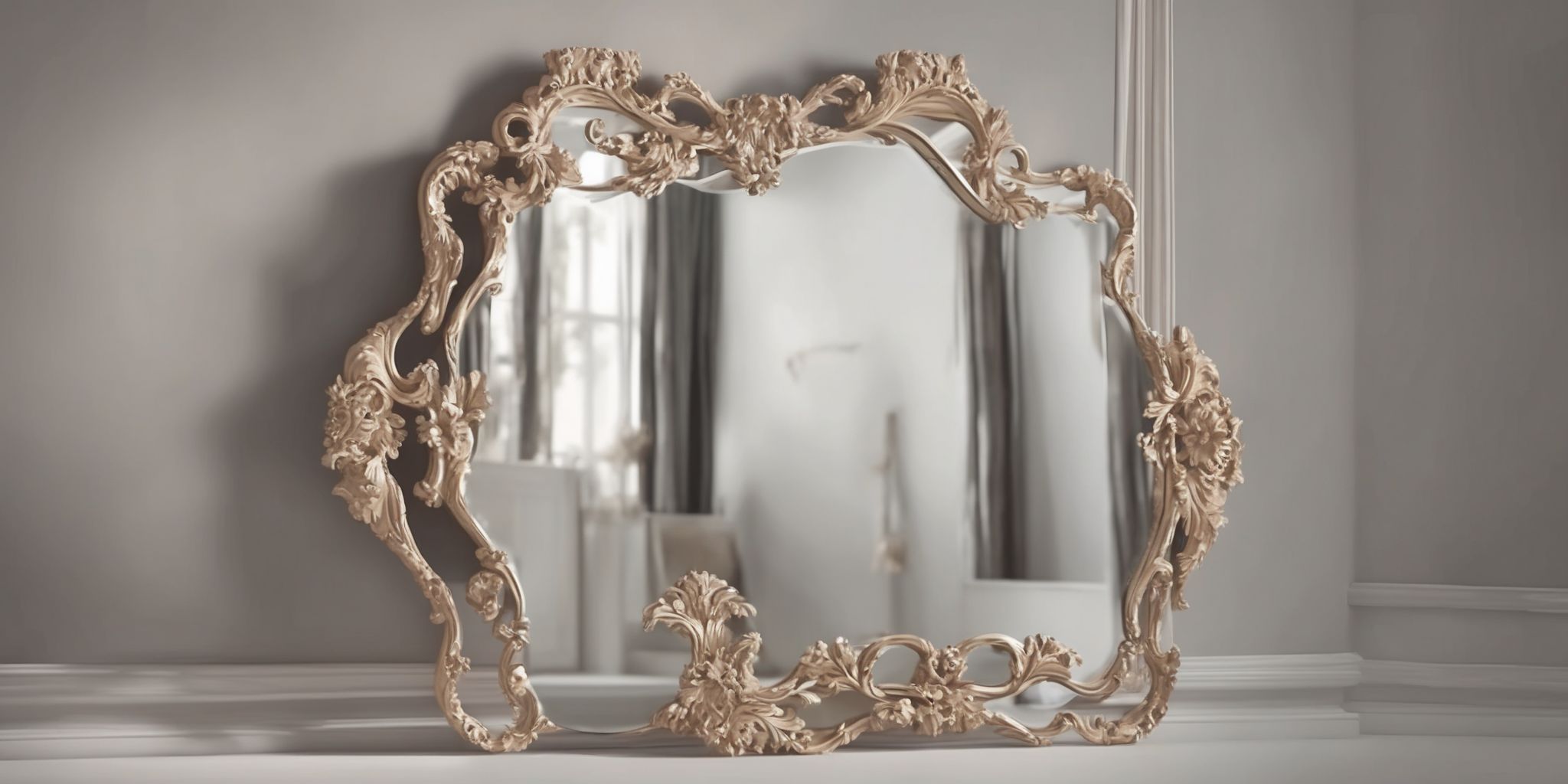 Mirror  in realistic, photographic style