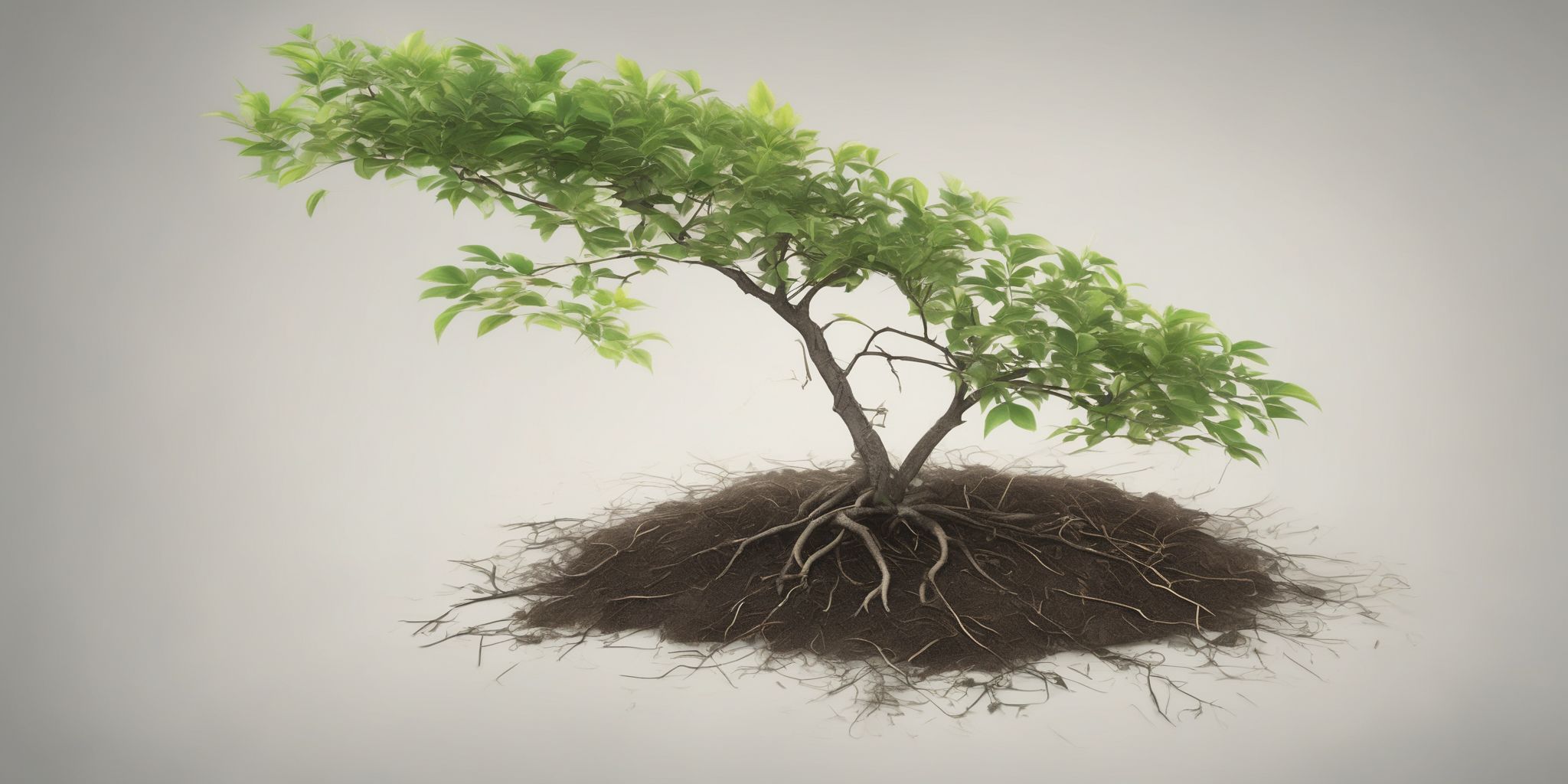 Sapling  in realistic, photographic style