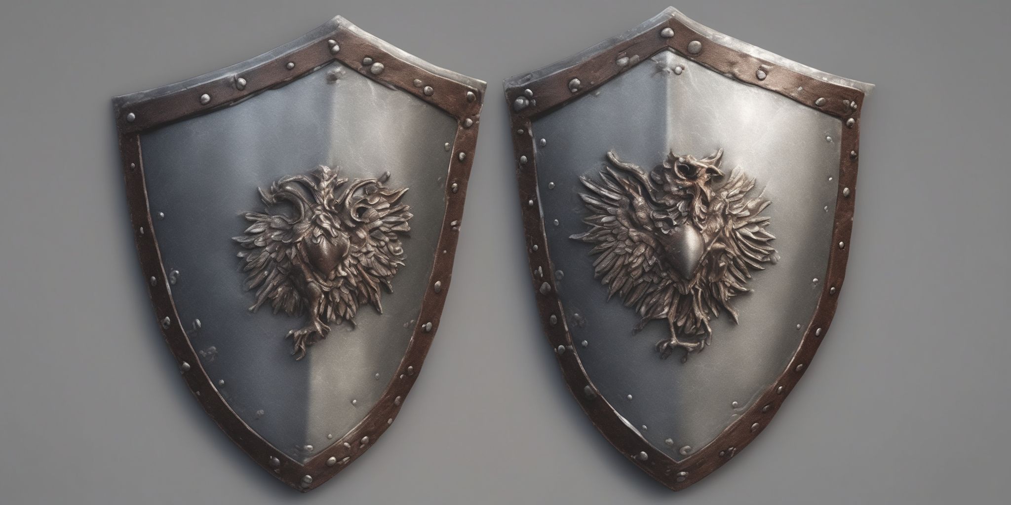 Shield  in realistic, photographic style