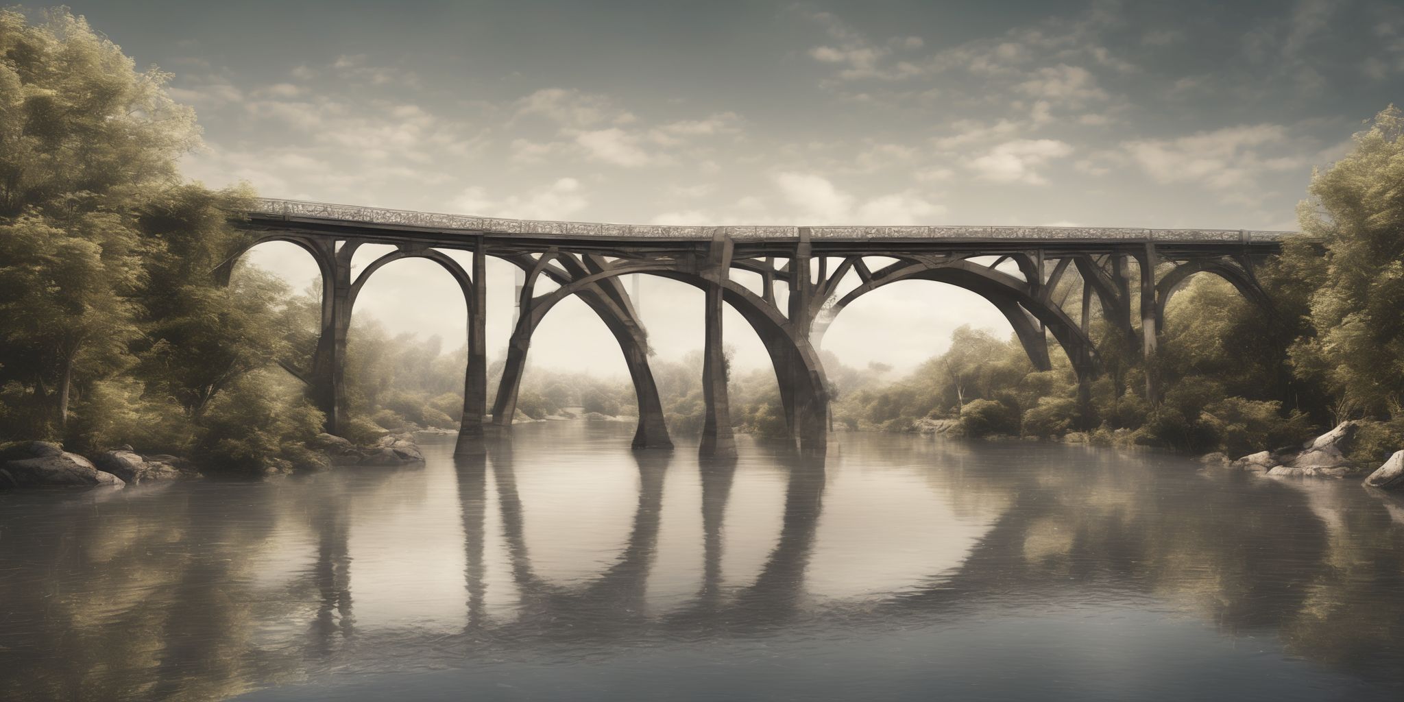 Bridge  in realistic, photographic style