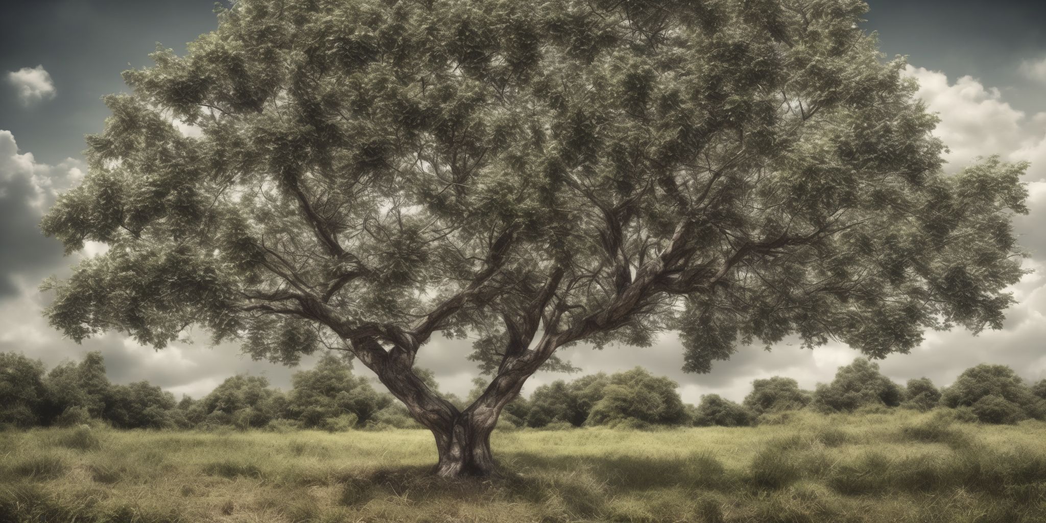 Tree  in realistic, photographic style