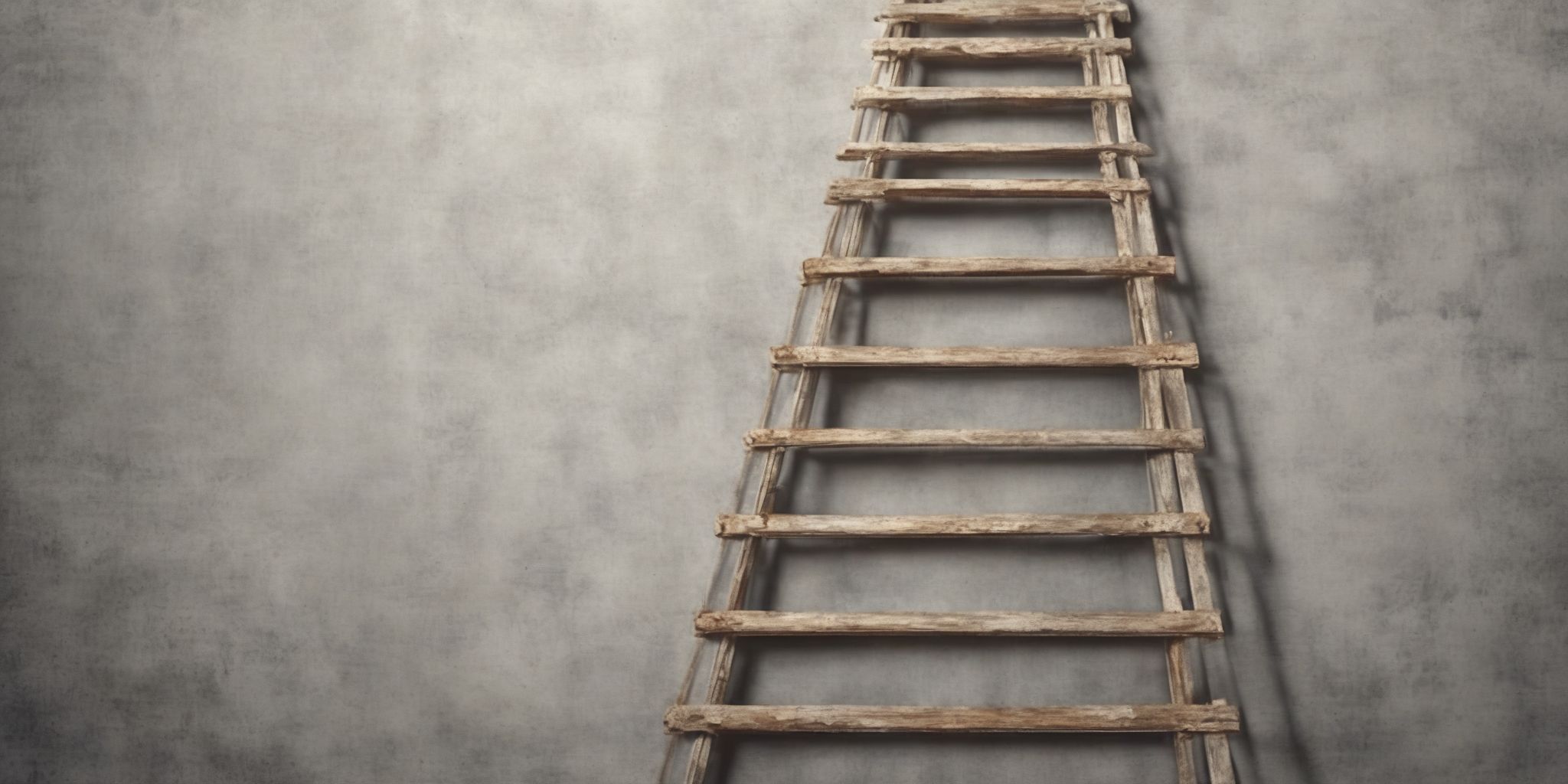Investment ladder  in realistic, photographic style