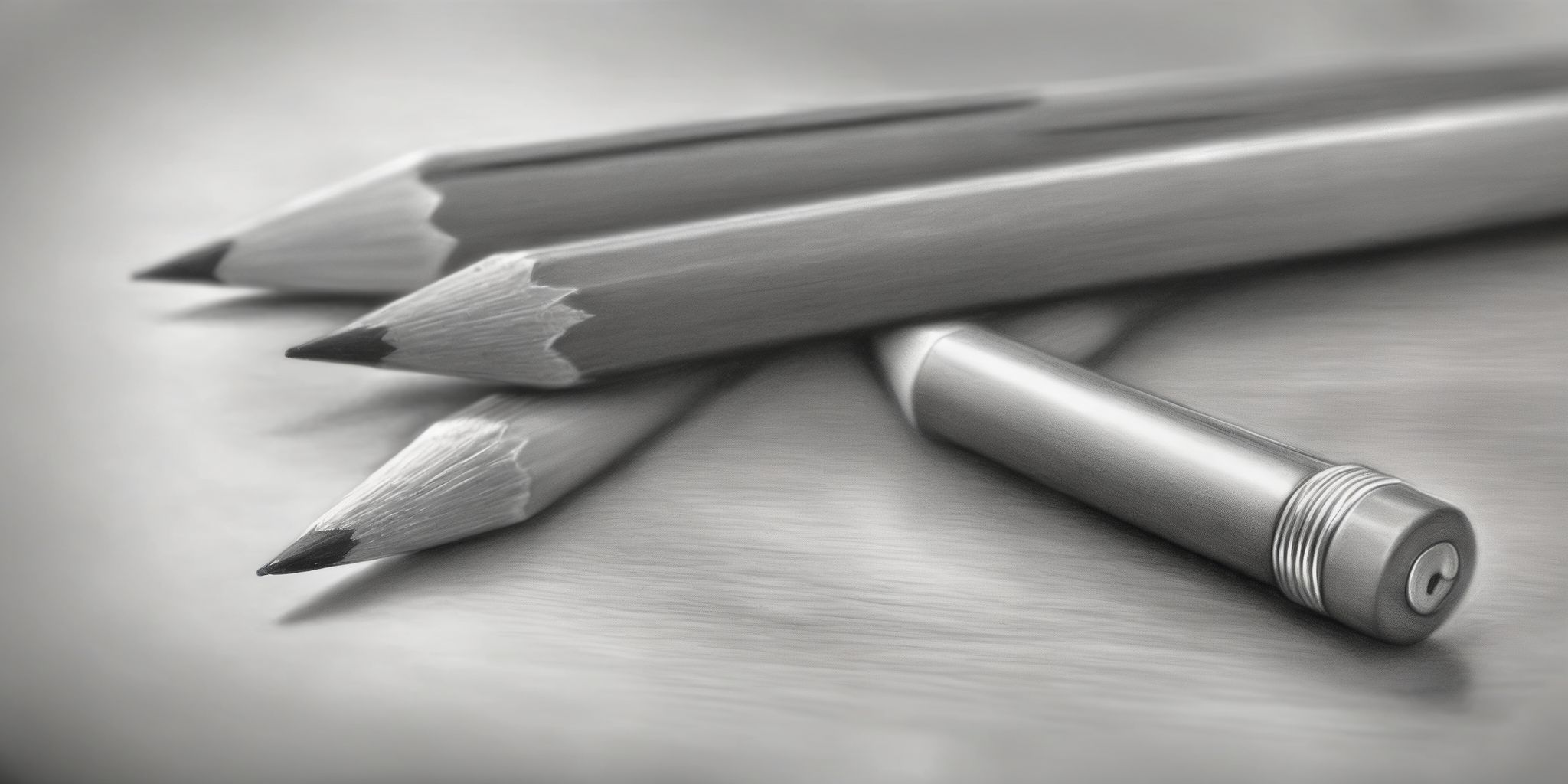 Pencil  in realistic, photographic style