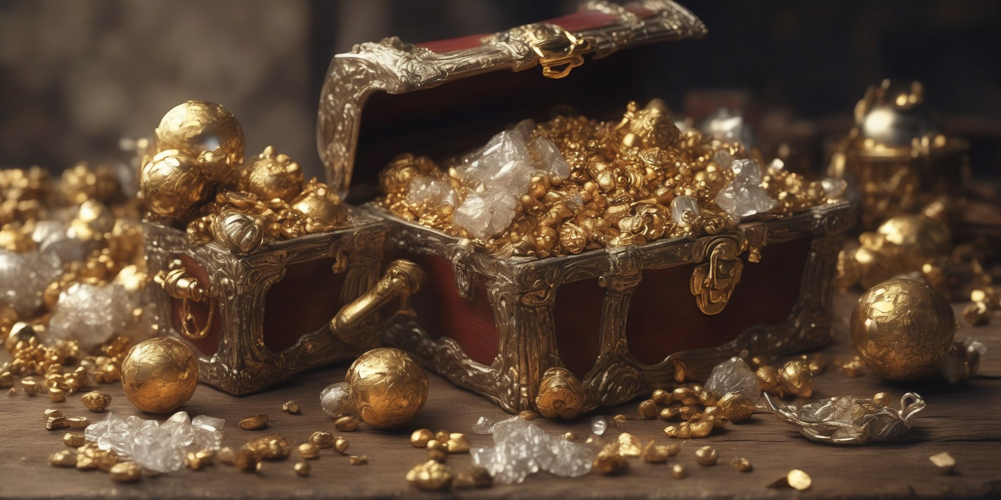 Treasure  in realistic, photographic style