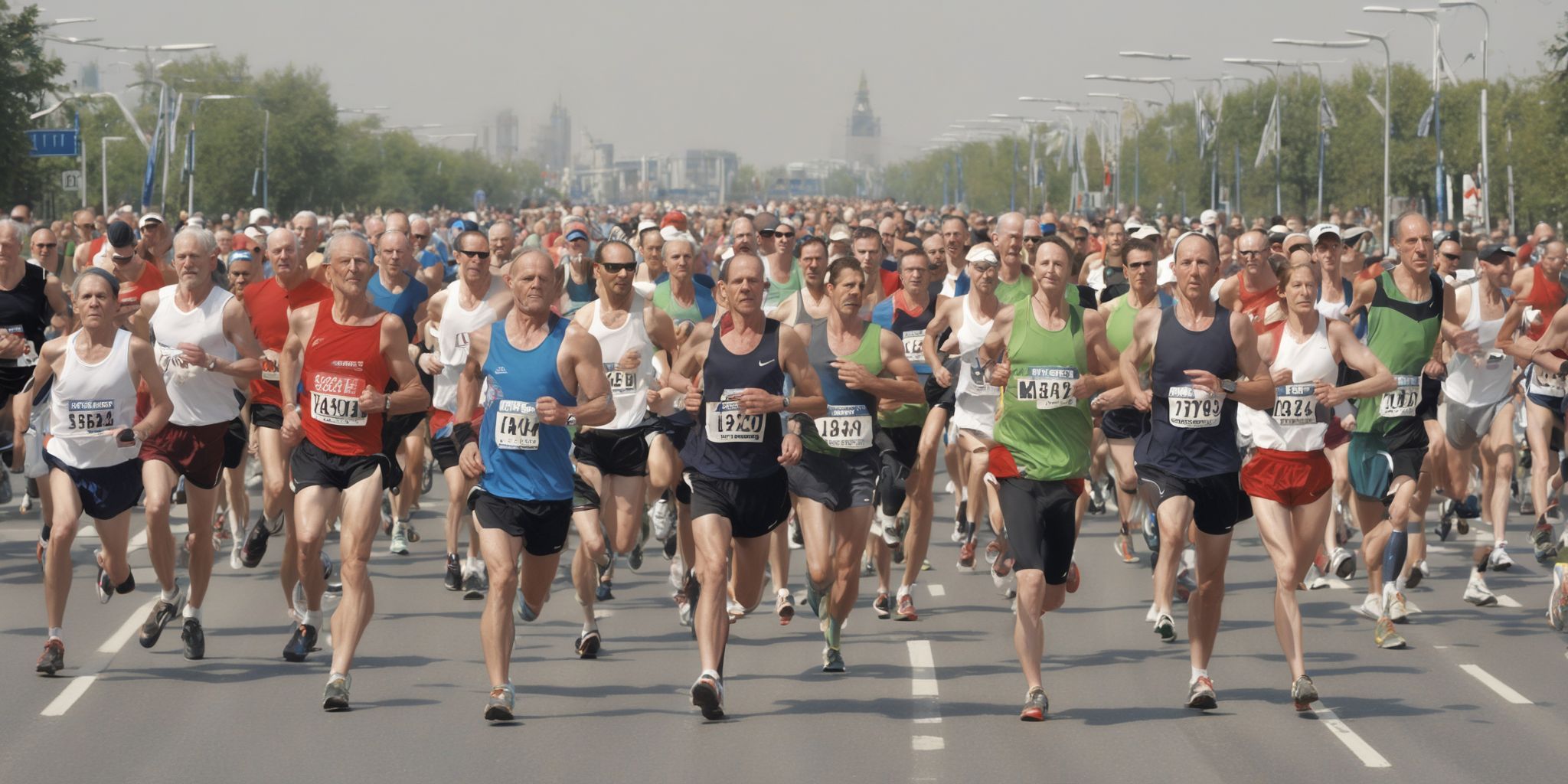 Long-term: Marathon  in realistic, photographic style