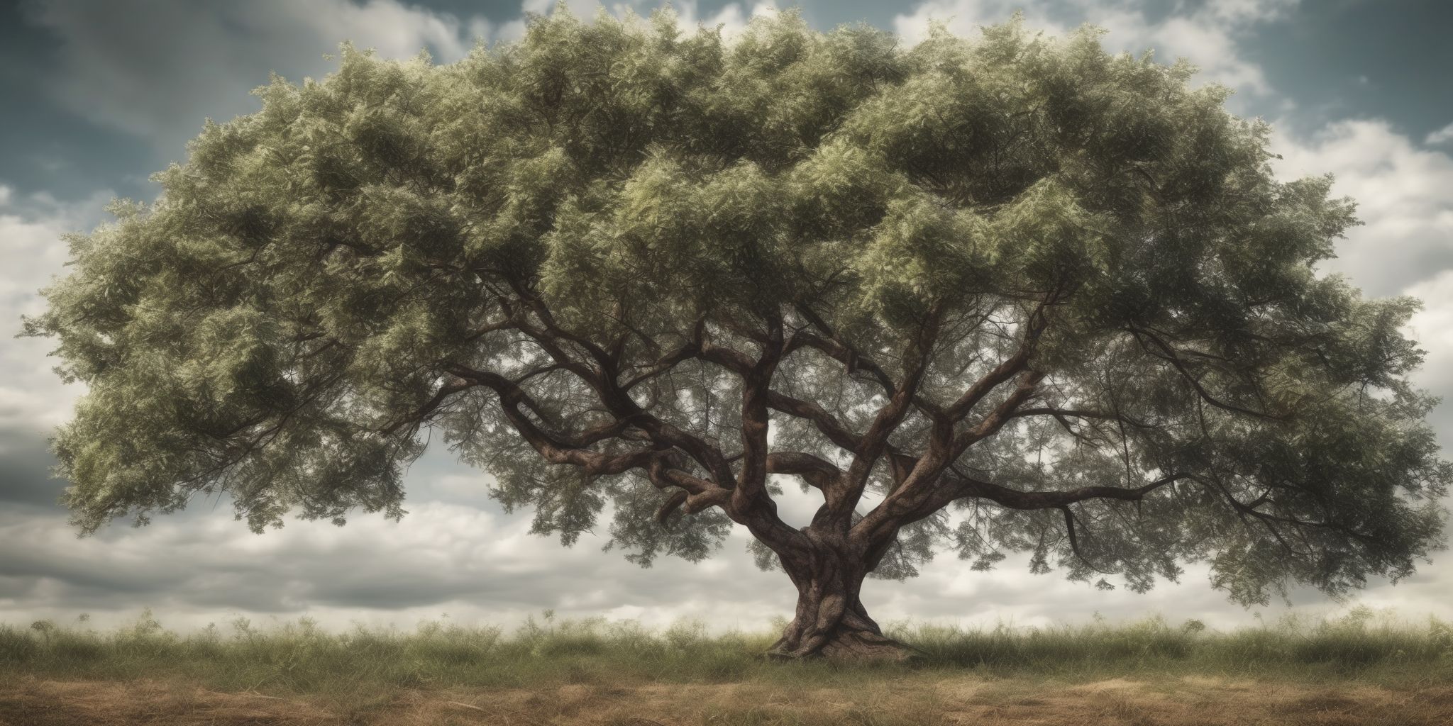 Tree  in realistic, photographic style