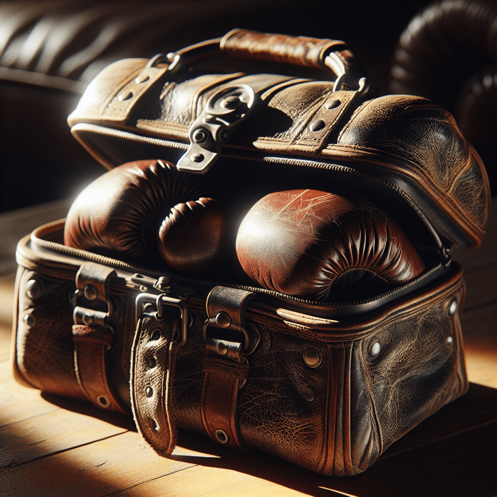 Fight purse  in realistic, photographic style