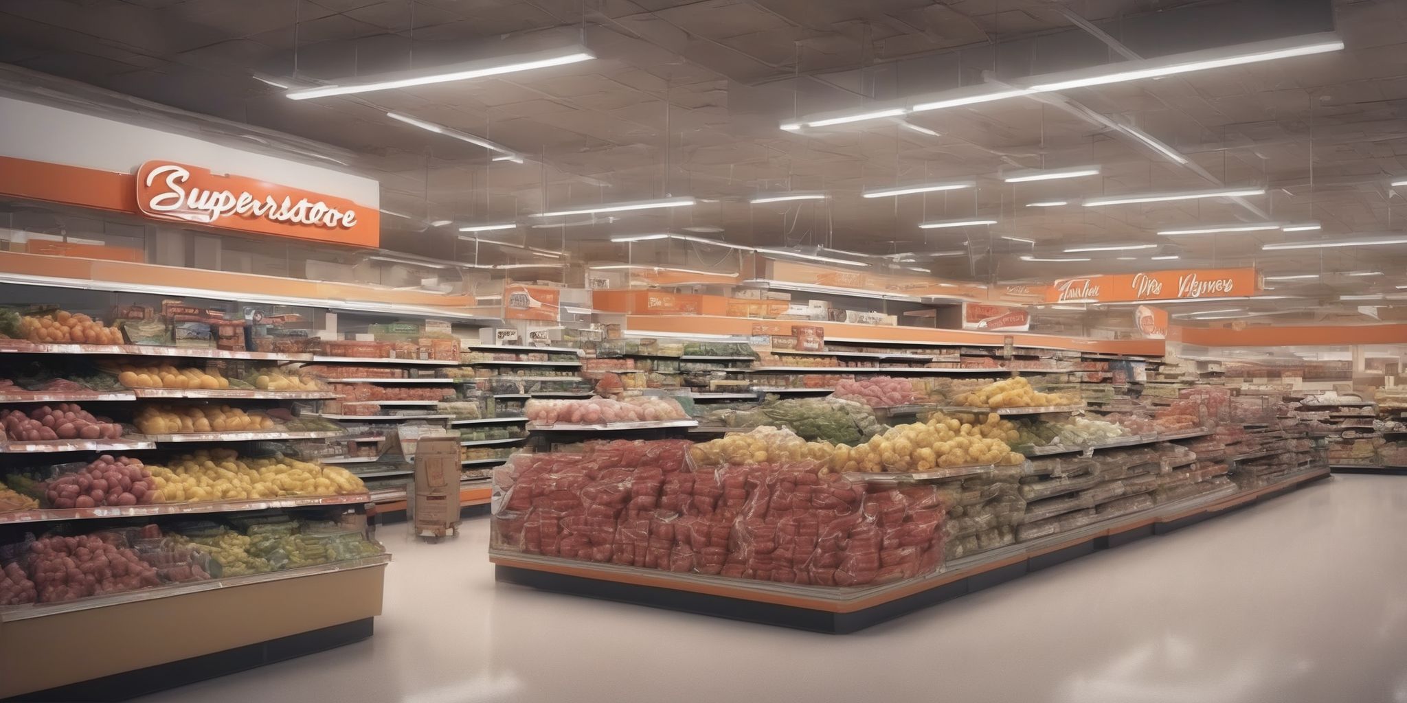 Superstore  in realistic, photographic style