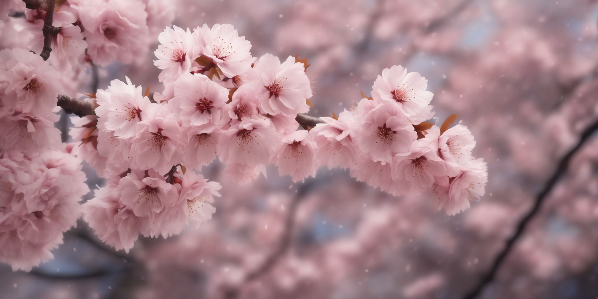 Sakura  in realistic, photographic style