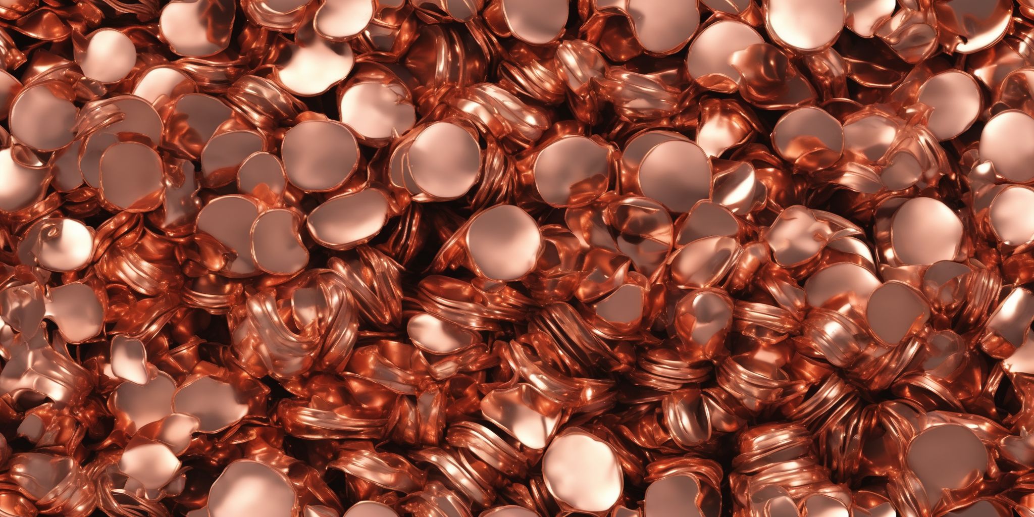 Copper  in realistic, photographic style