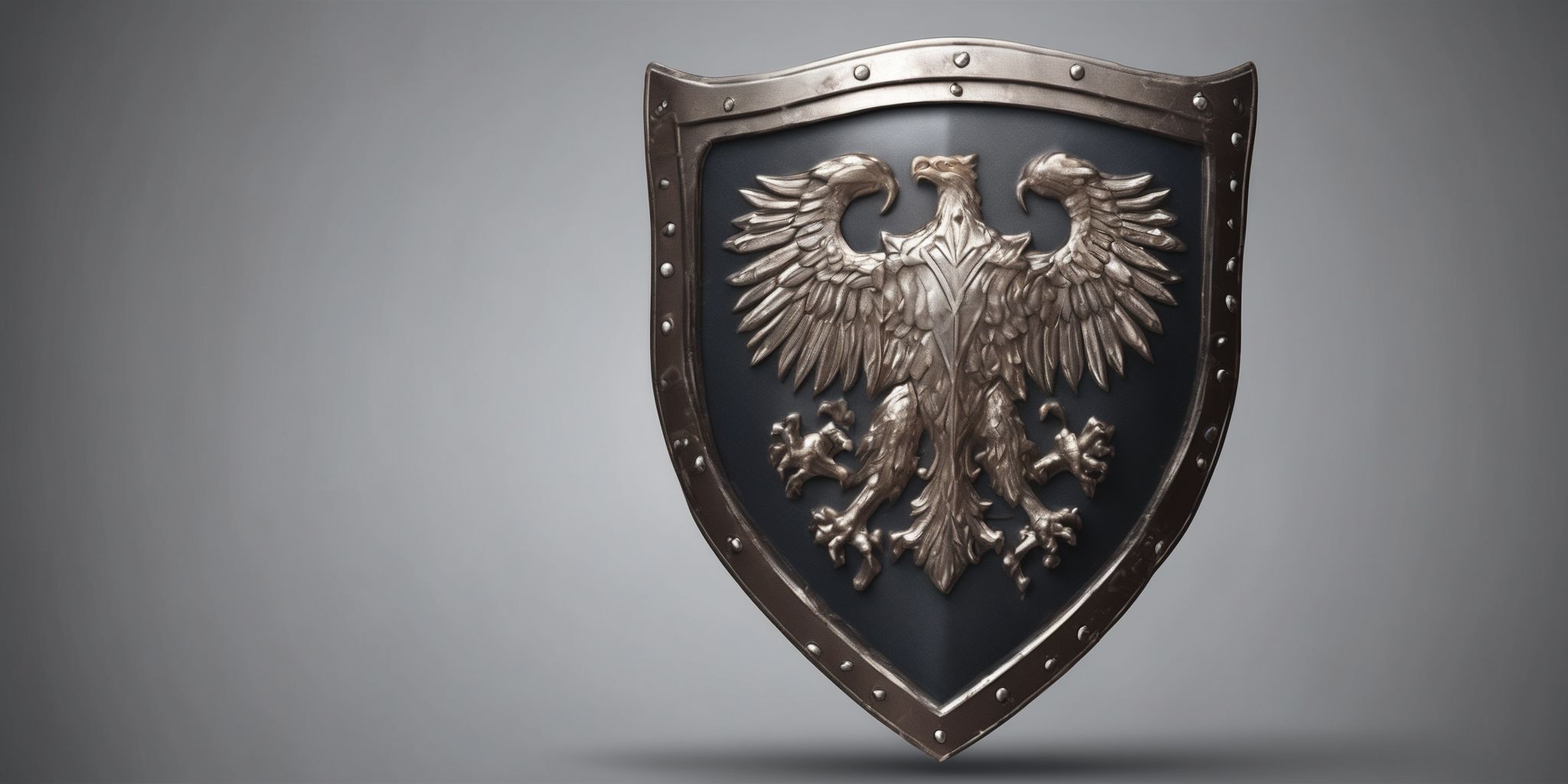 Shield  in realistic, photographic style