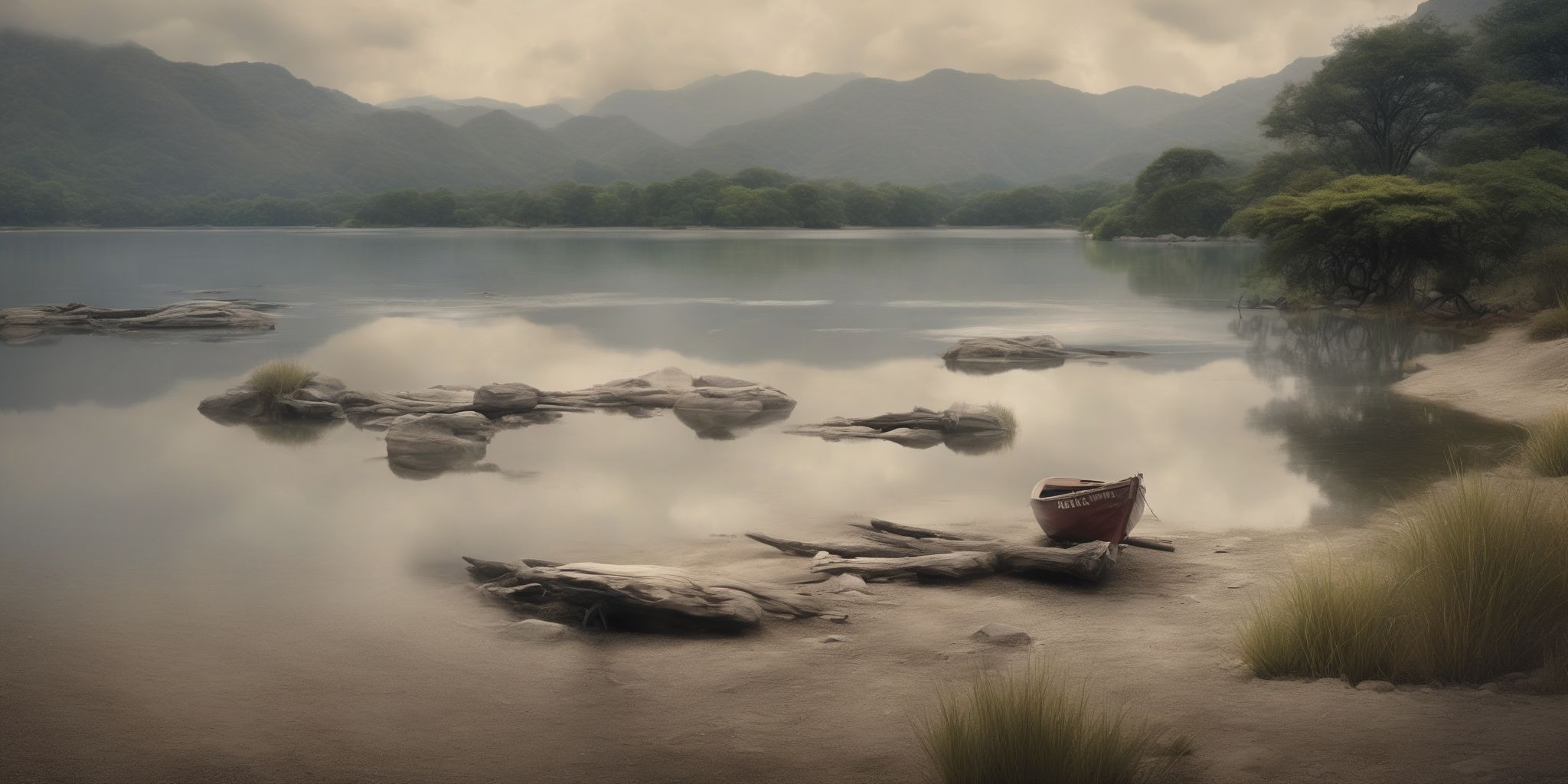 Serenity  in realistic, photographic style