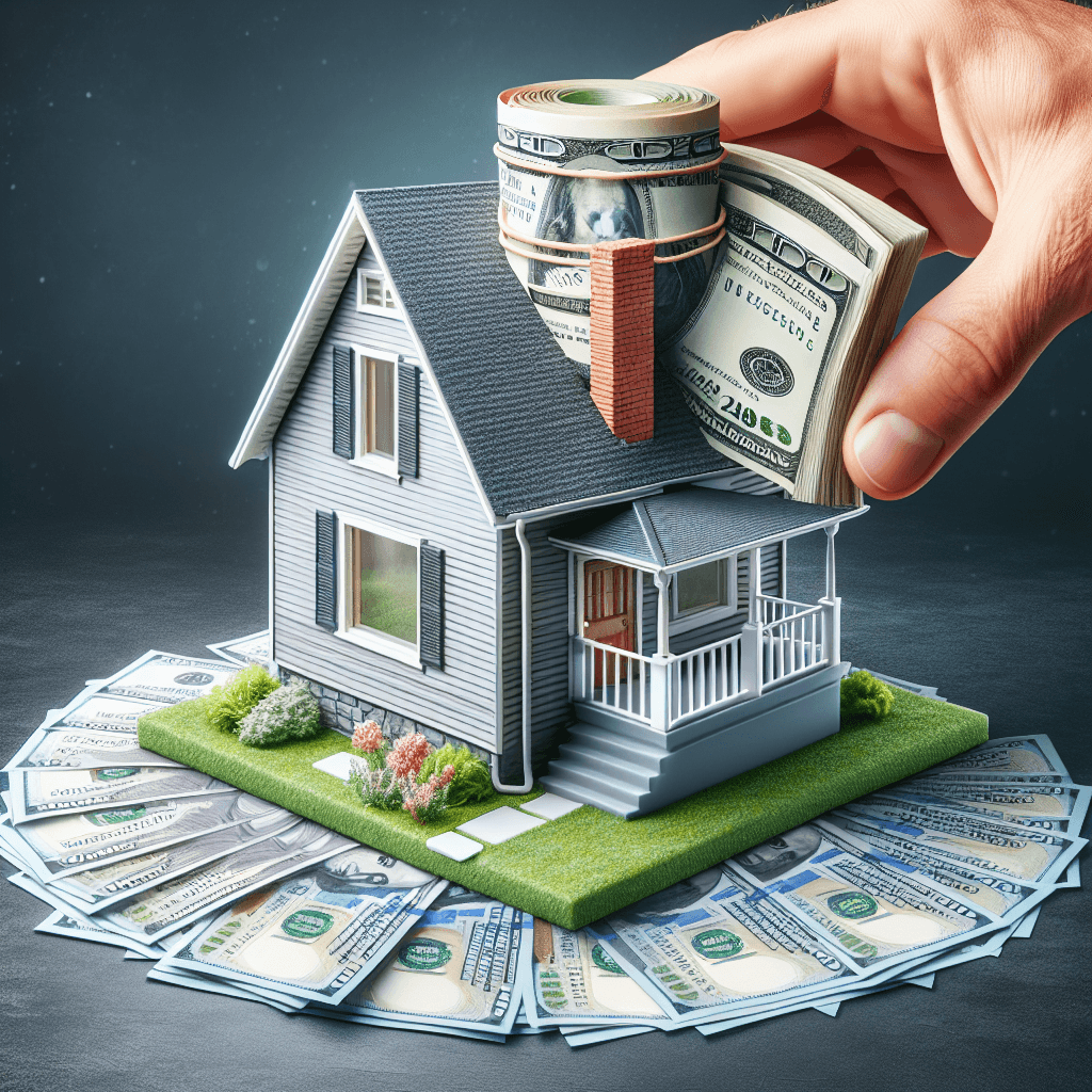 Mortgage -> Housing costs  in realistic, photographic style