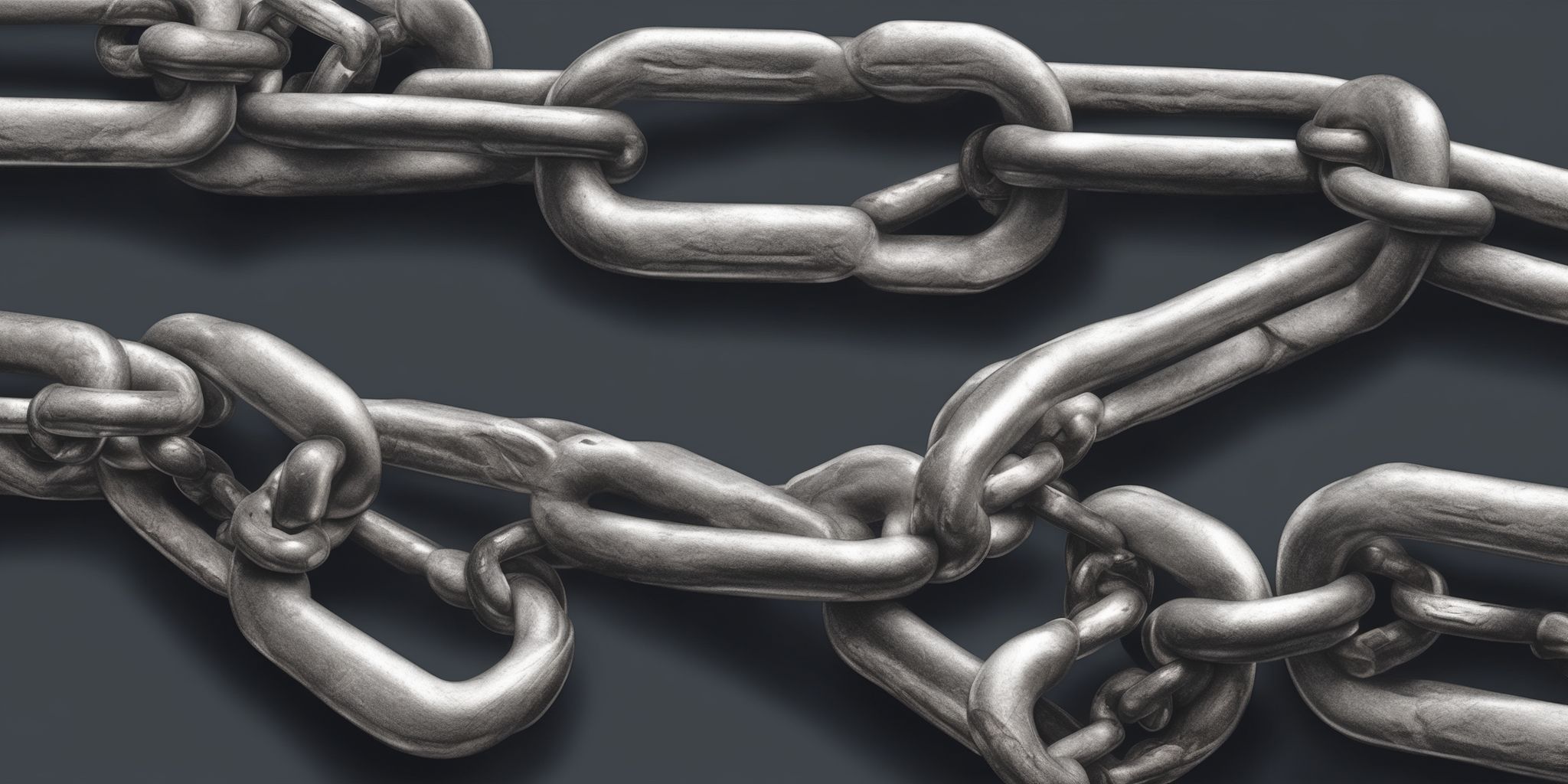 Chain  in realistic, photographic style