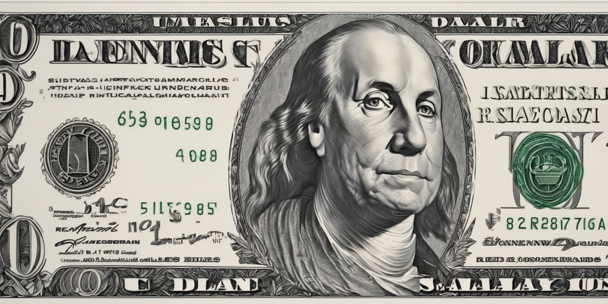 Dollar  in realistic, photographic style