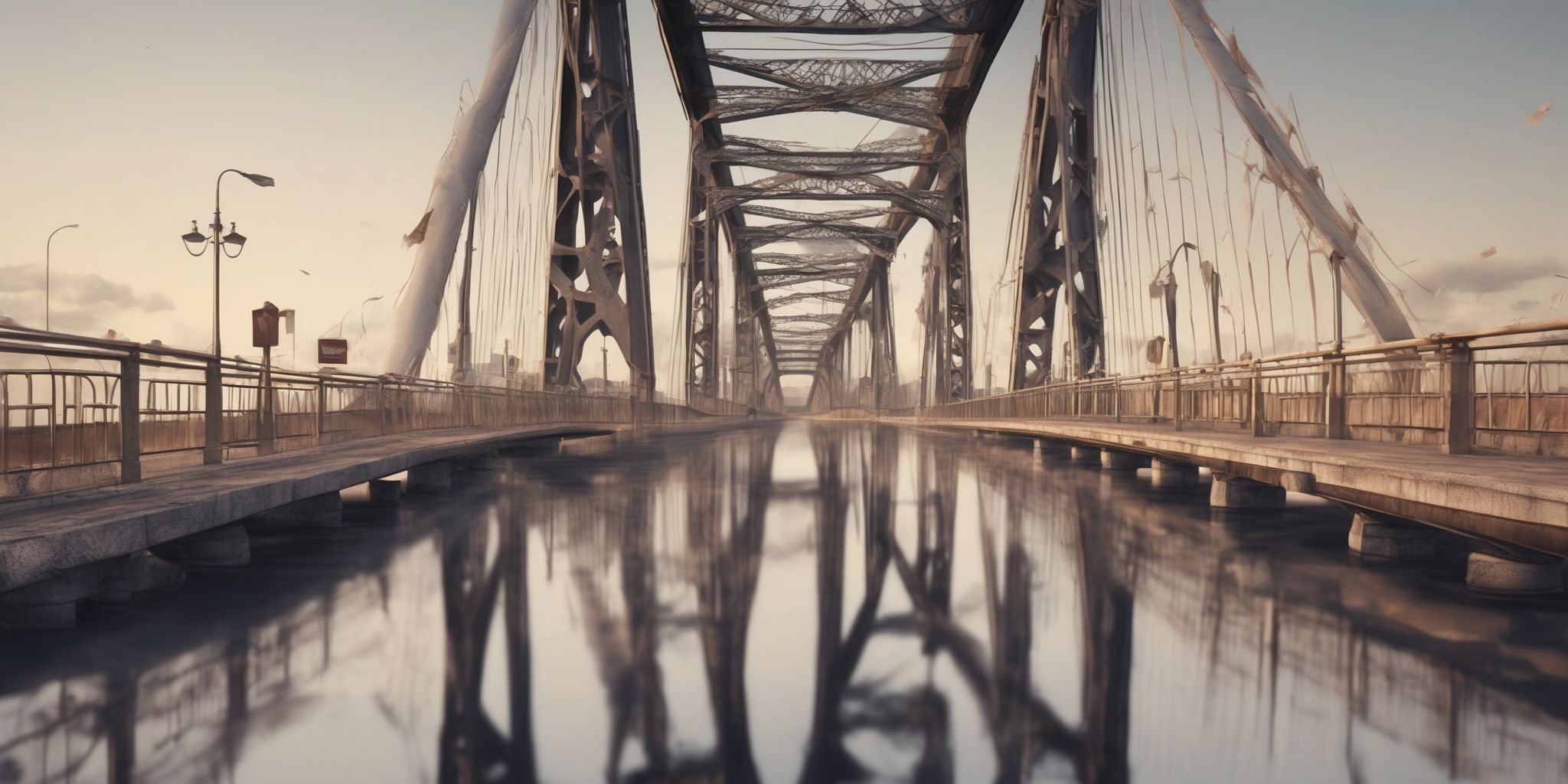 Bridge  in realistic, photographic style