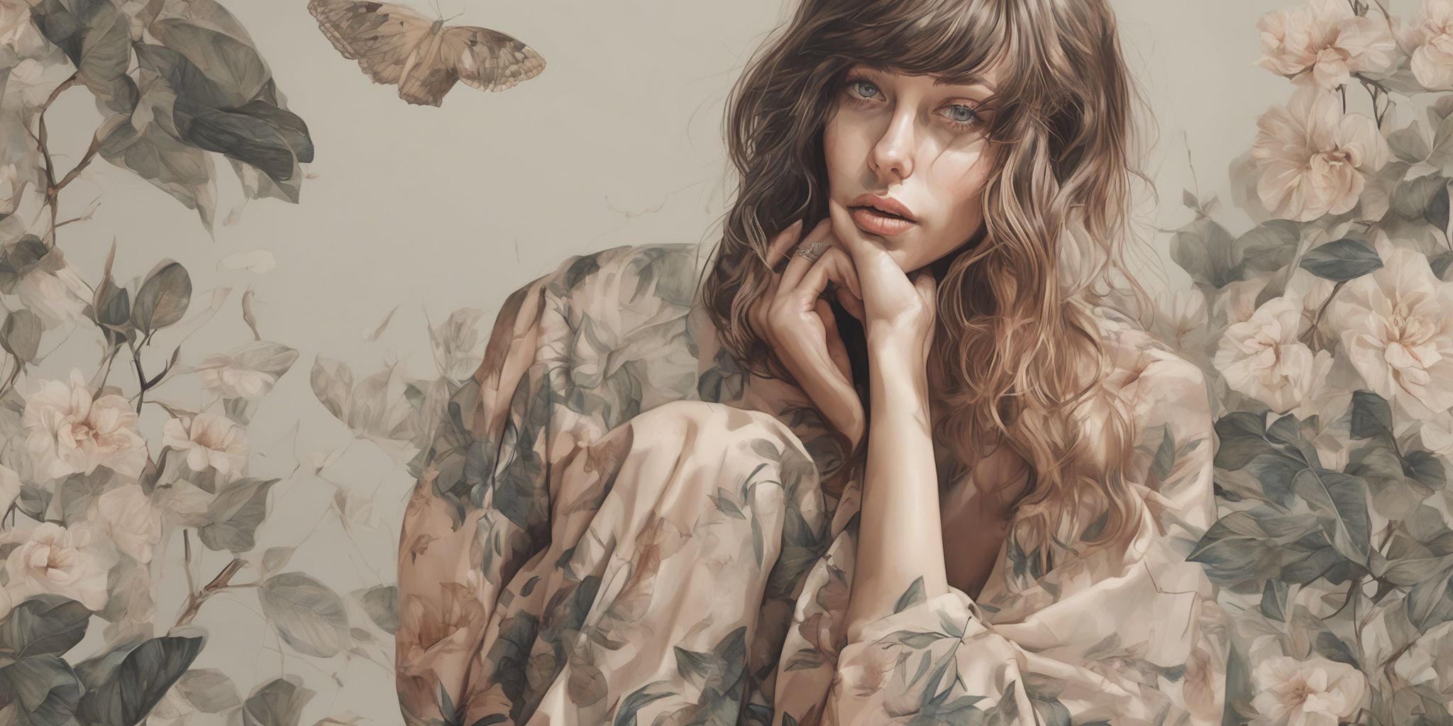 Illustrations  in realistic, photographic style