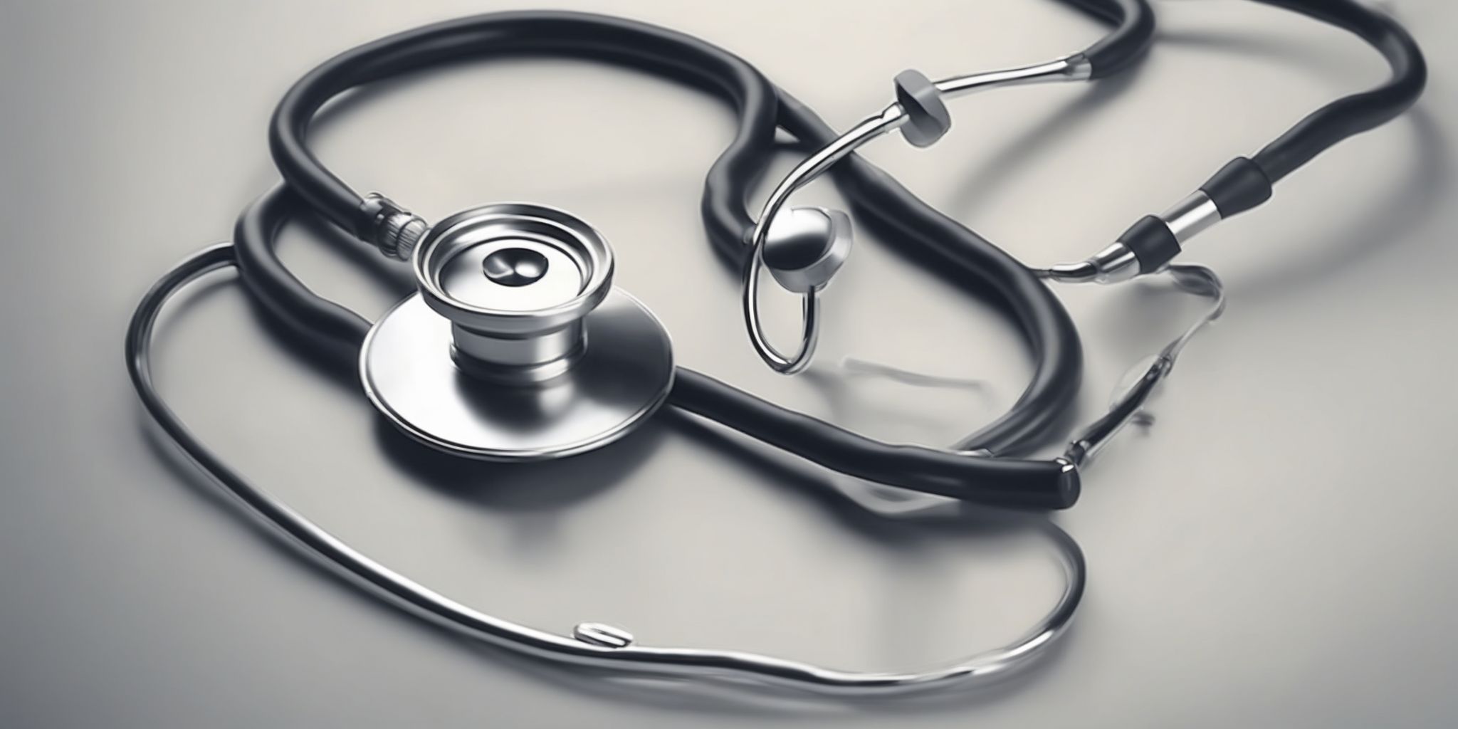 Stethoscope  in realistic, photographic style